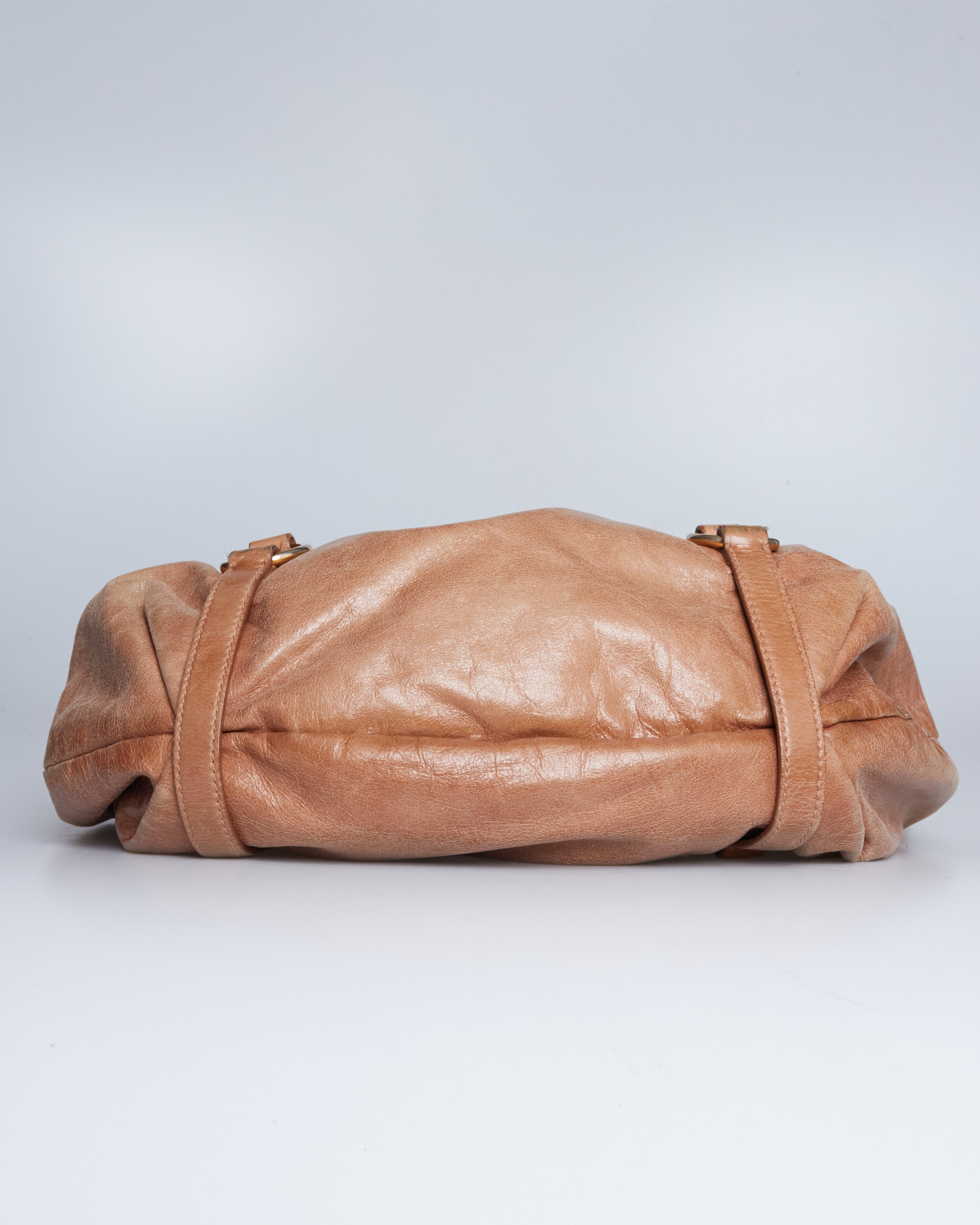 Miu Miu Vitello Lux Bow Large Bag