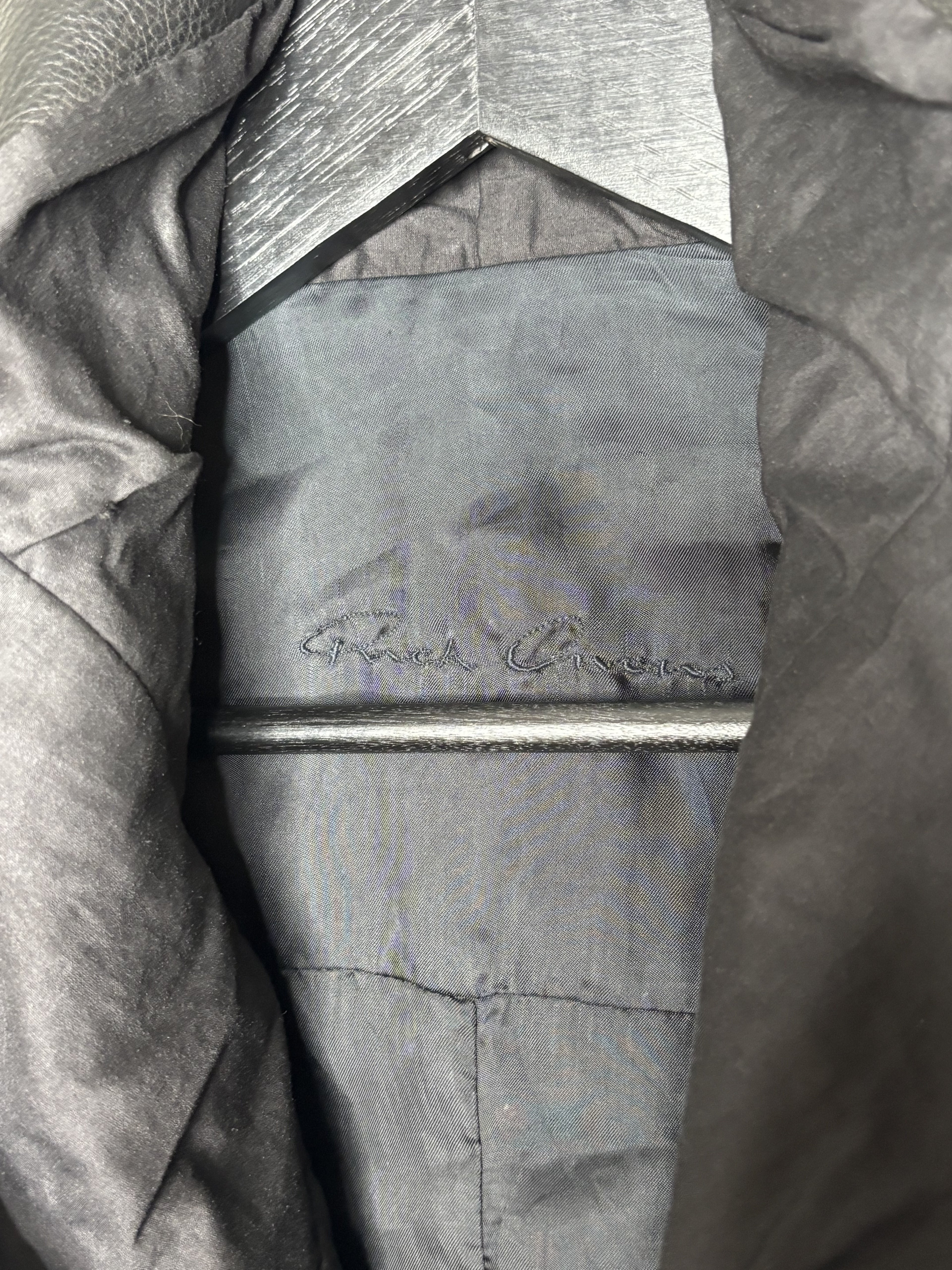 Rick Owens F/W'2017 High Neck Leather Vest