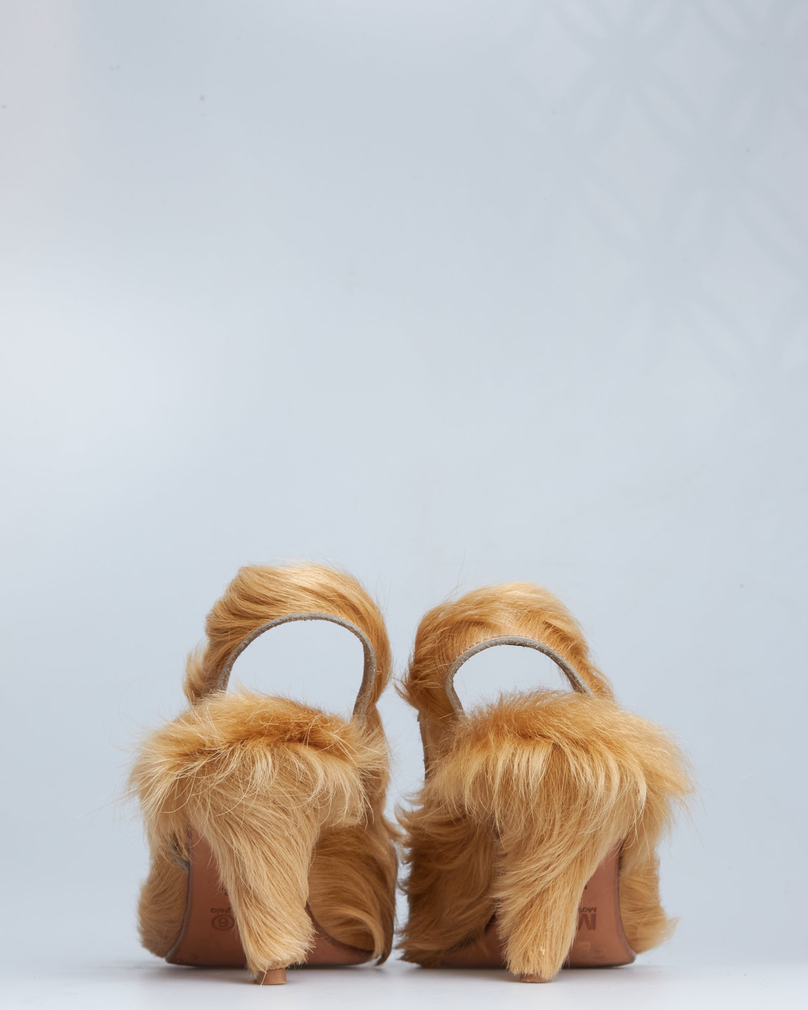 MM6 Maison Margiela Calf Hair Slingback Heels