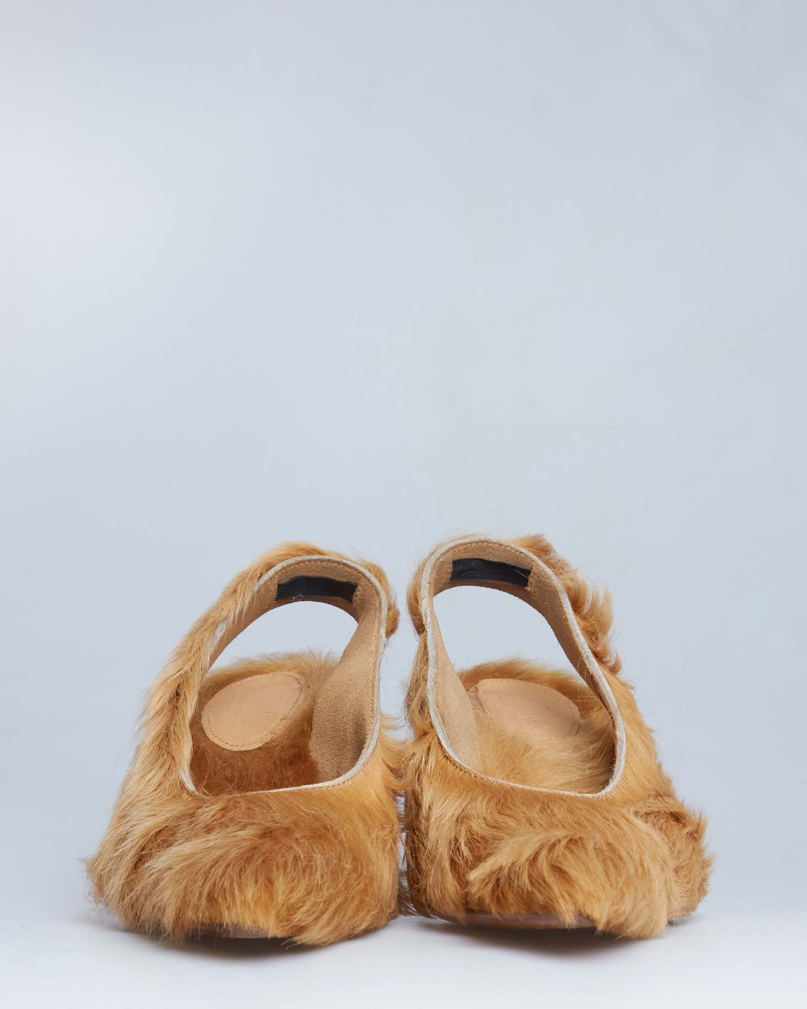 MM6 Maison Margiela Calf Hair Slingback Heels