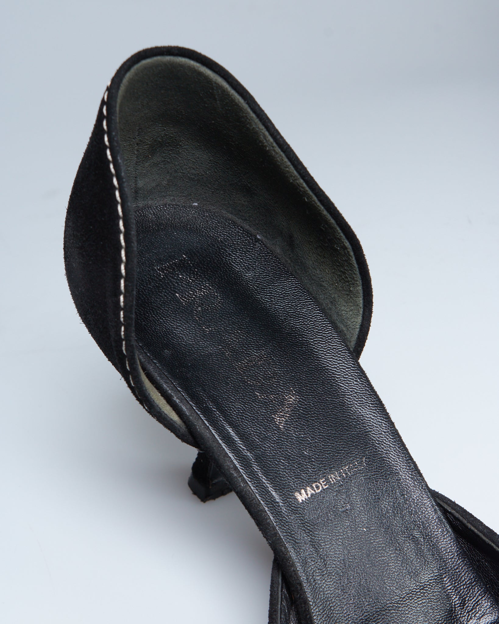 Prada mary-jane suede kitten-heels