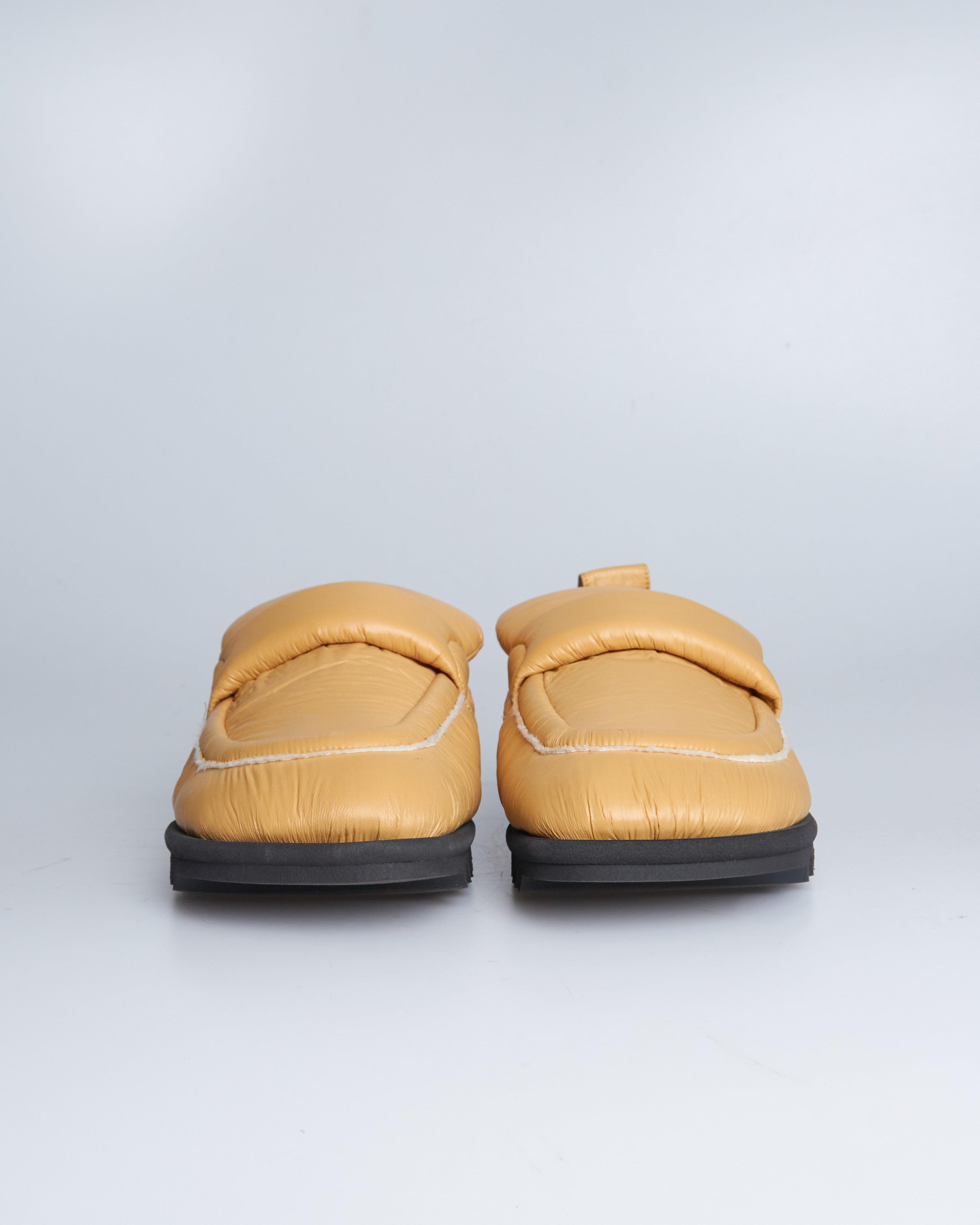Dries Van Noten nylon padded loafers