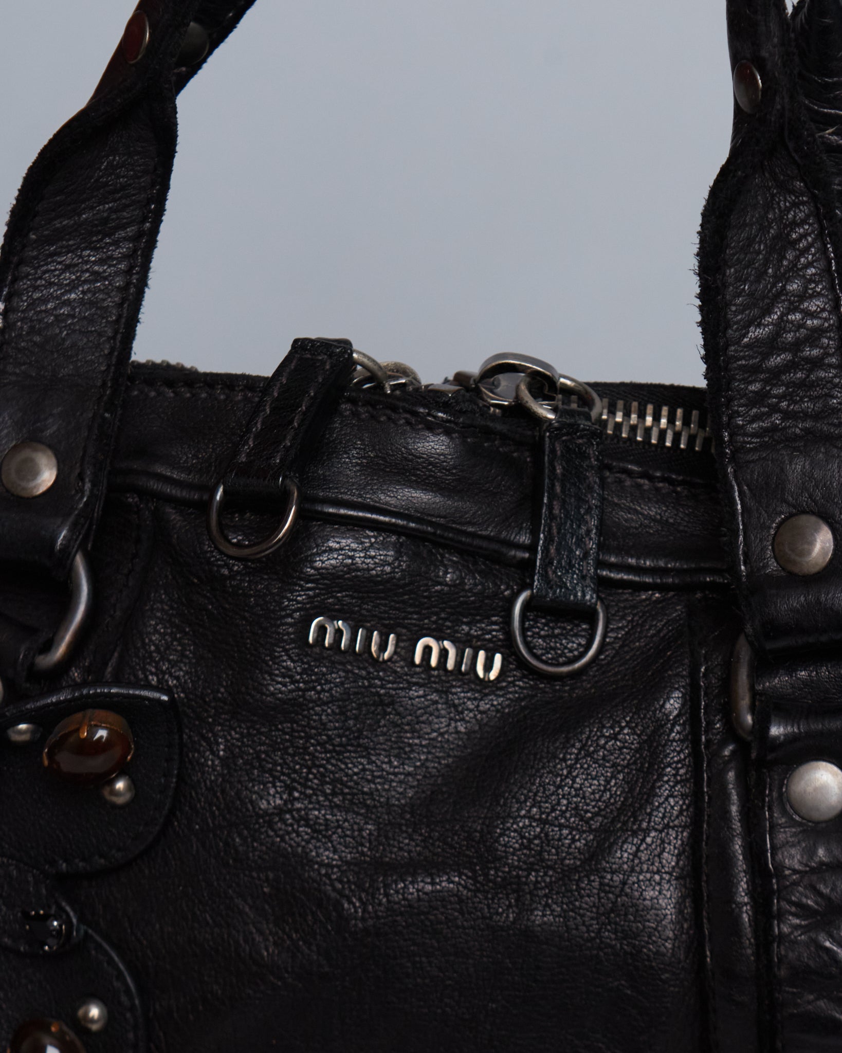 Miu Miu Flower Charm Shoulder Bag