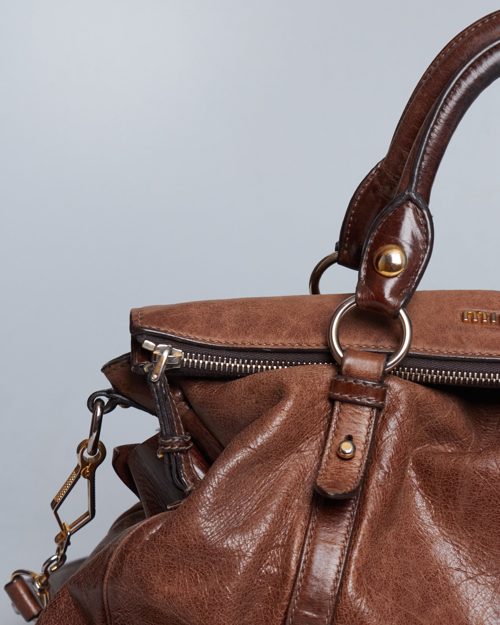 Miu Miu Vitello Lux Bow