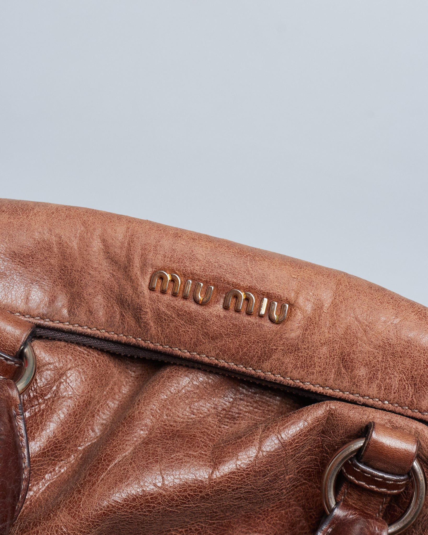 Miu Miu Vitello Lux Bow