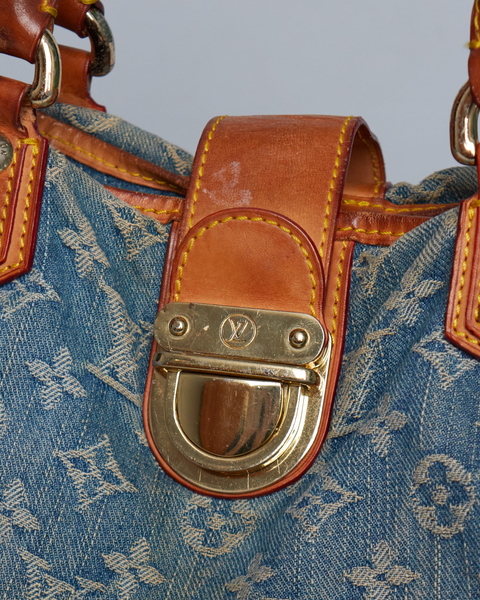 Louis Vuitton Denim Pleaty handbag