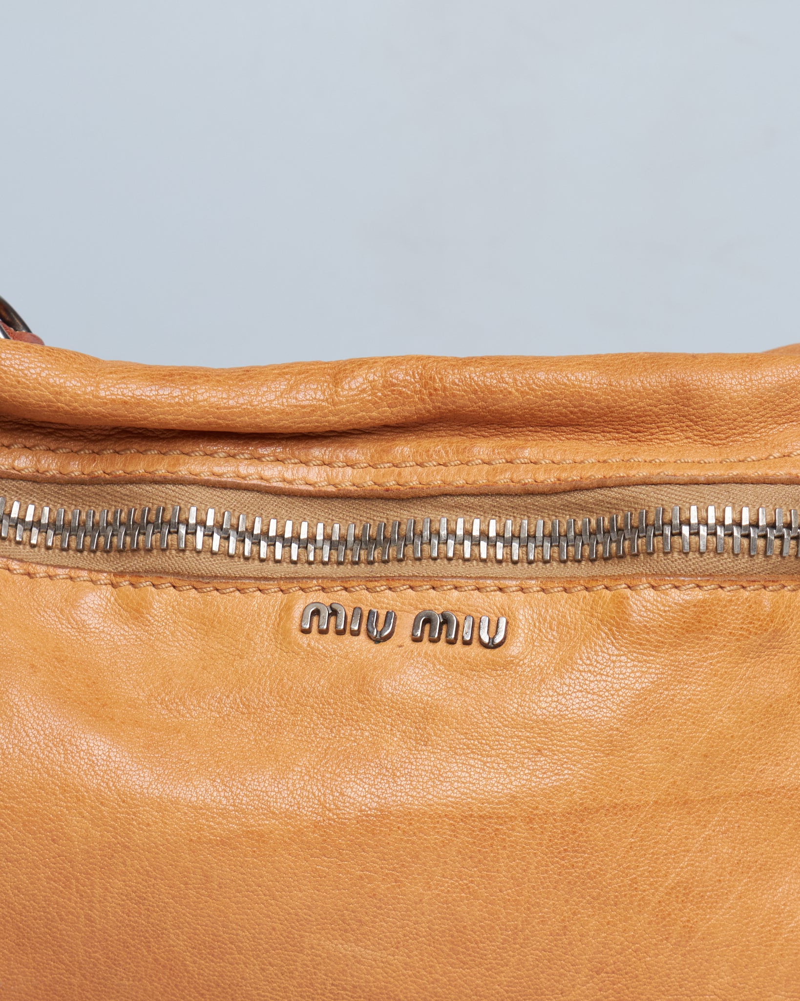 Miu Miu Floral Leather Shoulder Bag