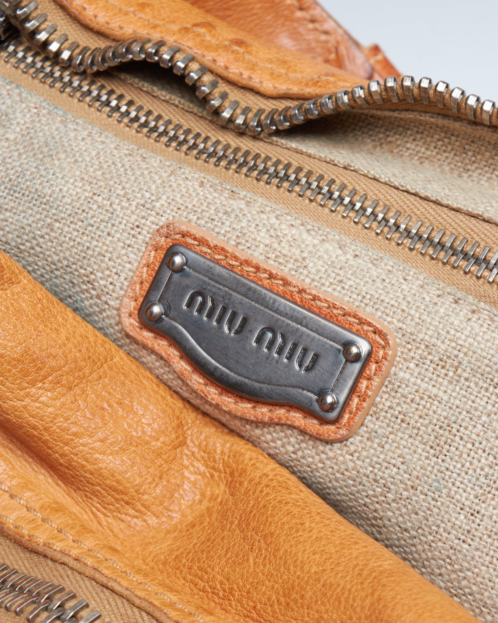 Miu Miu Floral Leather Shoulder Bag