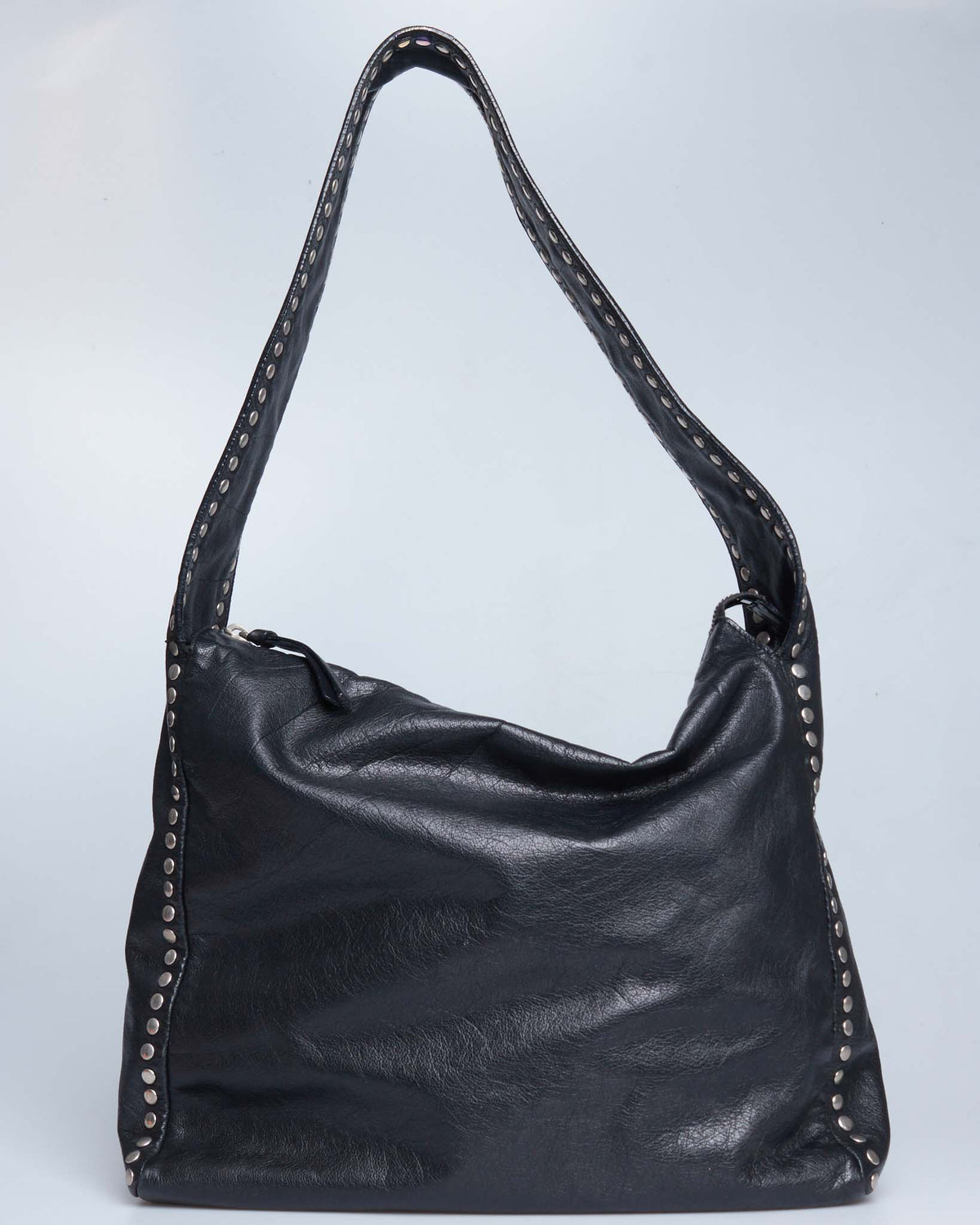 Miu Miu Studded Leather Hobo