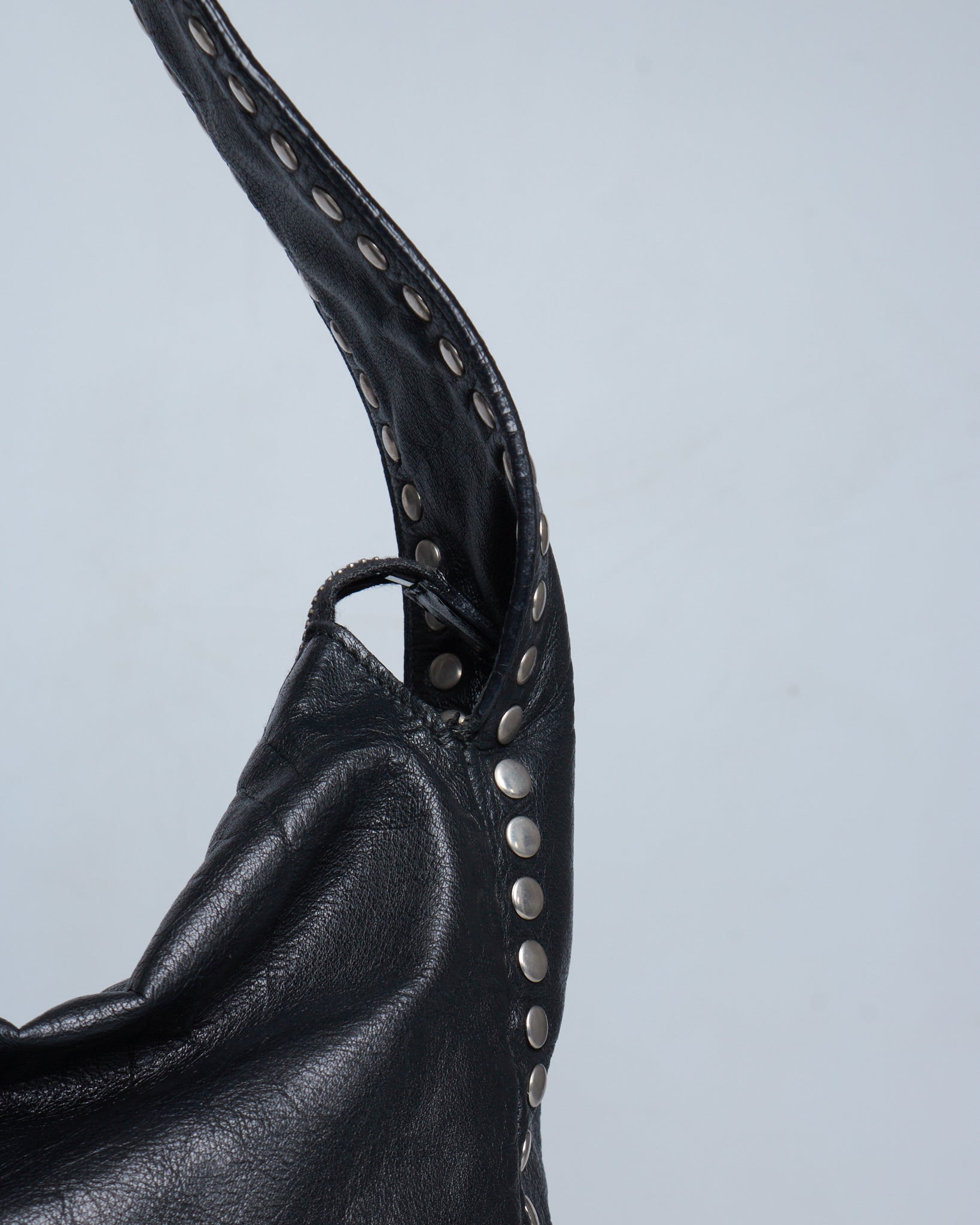 Miu Miu Studded Leather Hobo
