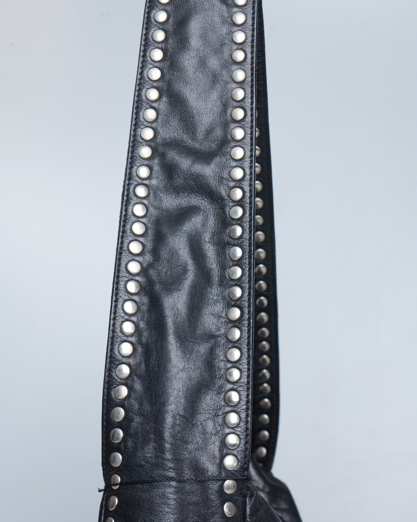 Miu Miu Studded Leather Hobo