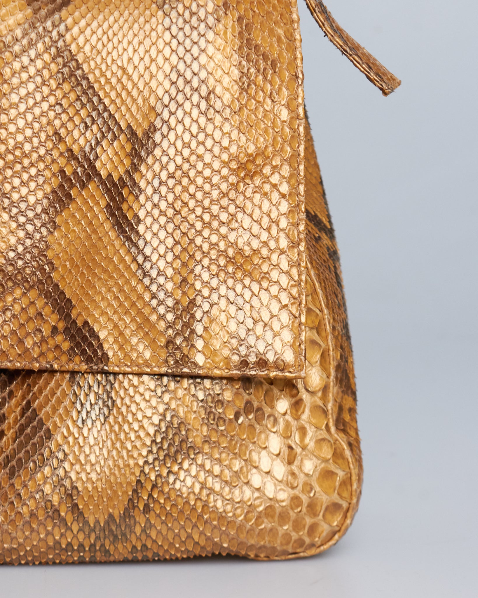 Fendi Mamma Baguette Python