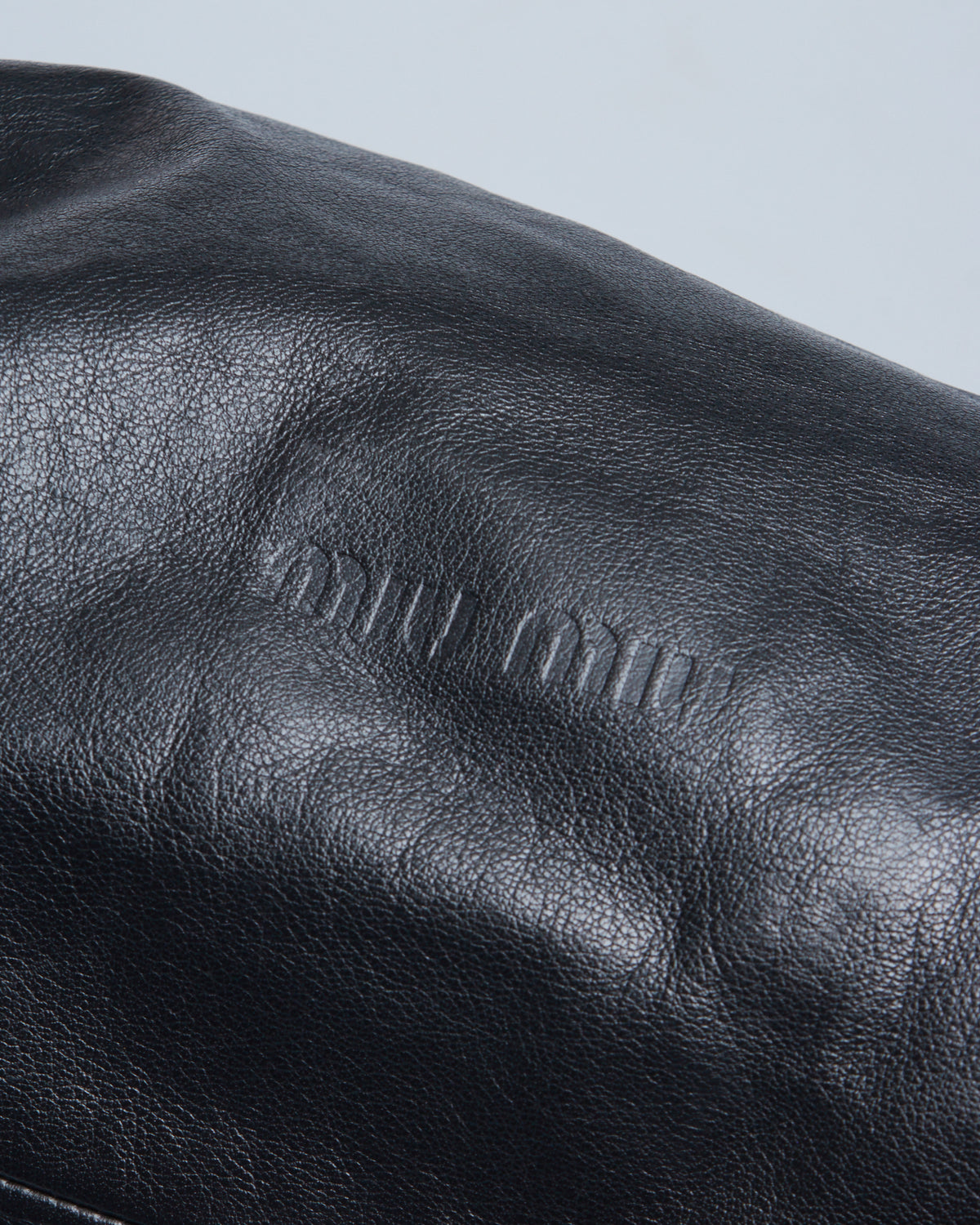Miu Miu Studded Leather Hobo
