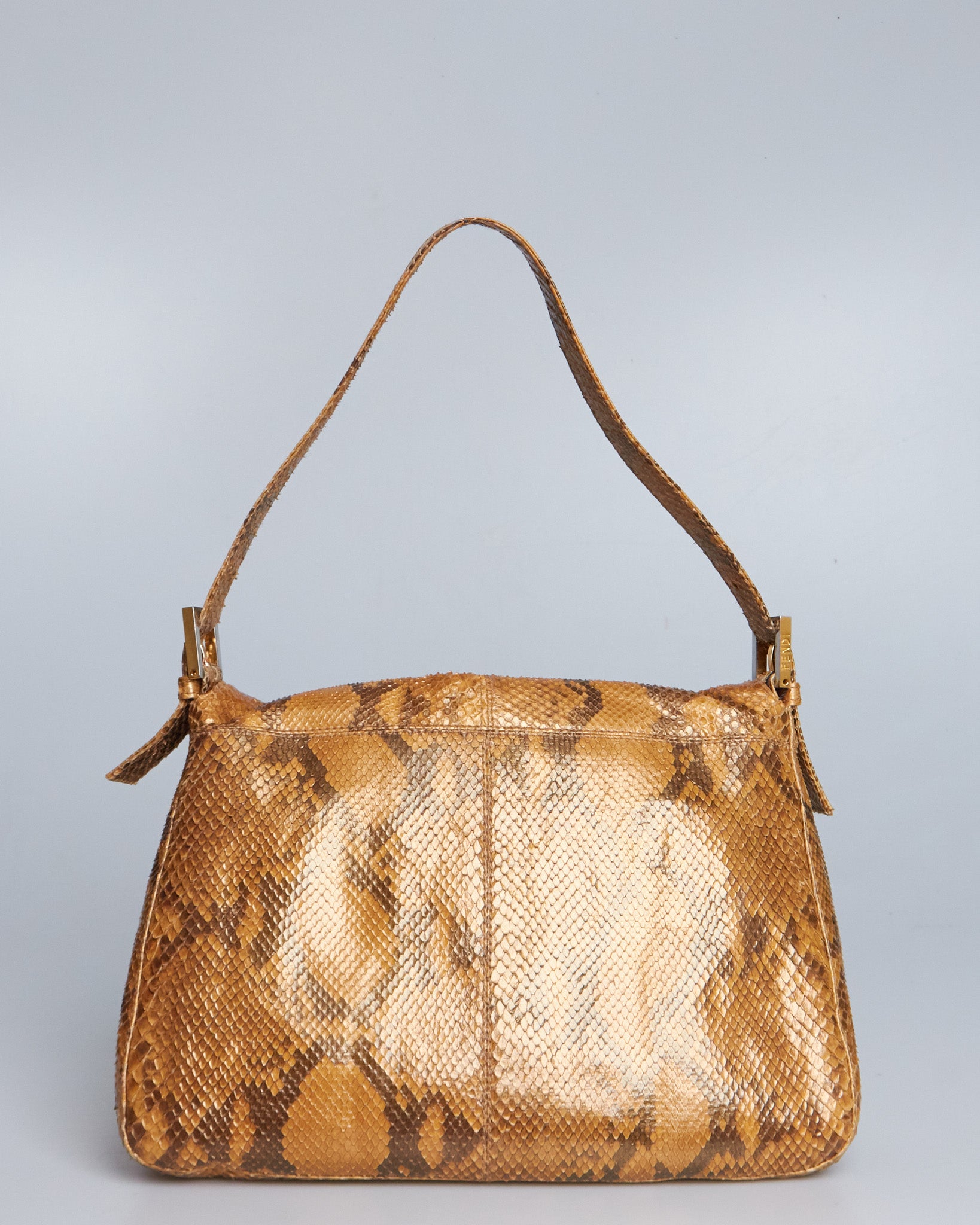 Fendi Mamma Baguette Python