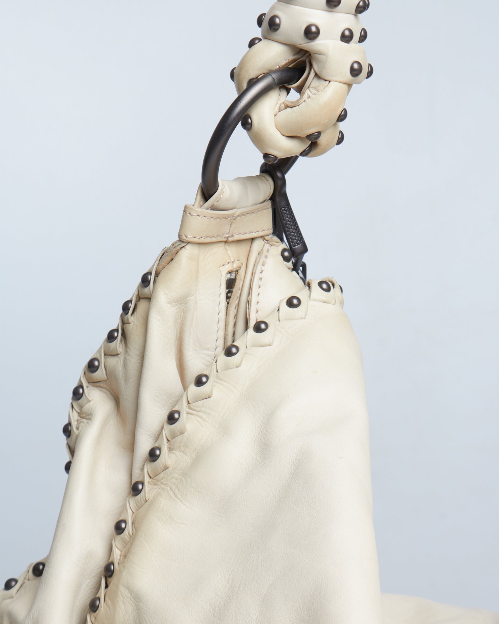 Bottega Veneta Studded Leather Hobo