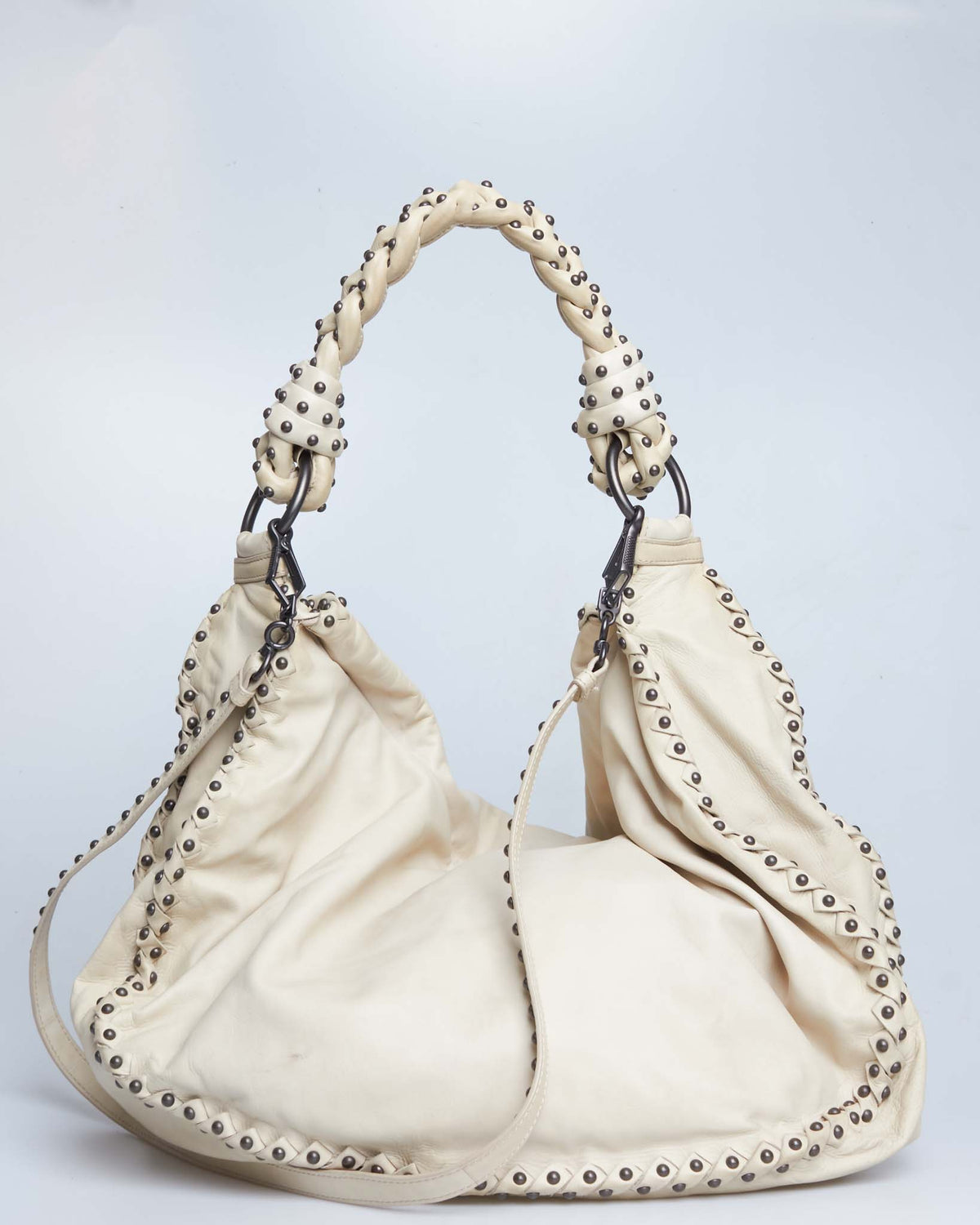 Bottega Veneta Studded Leather Hobo