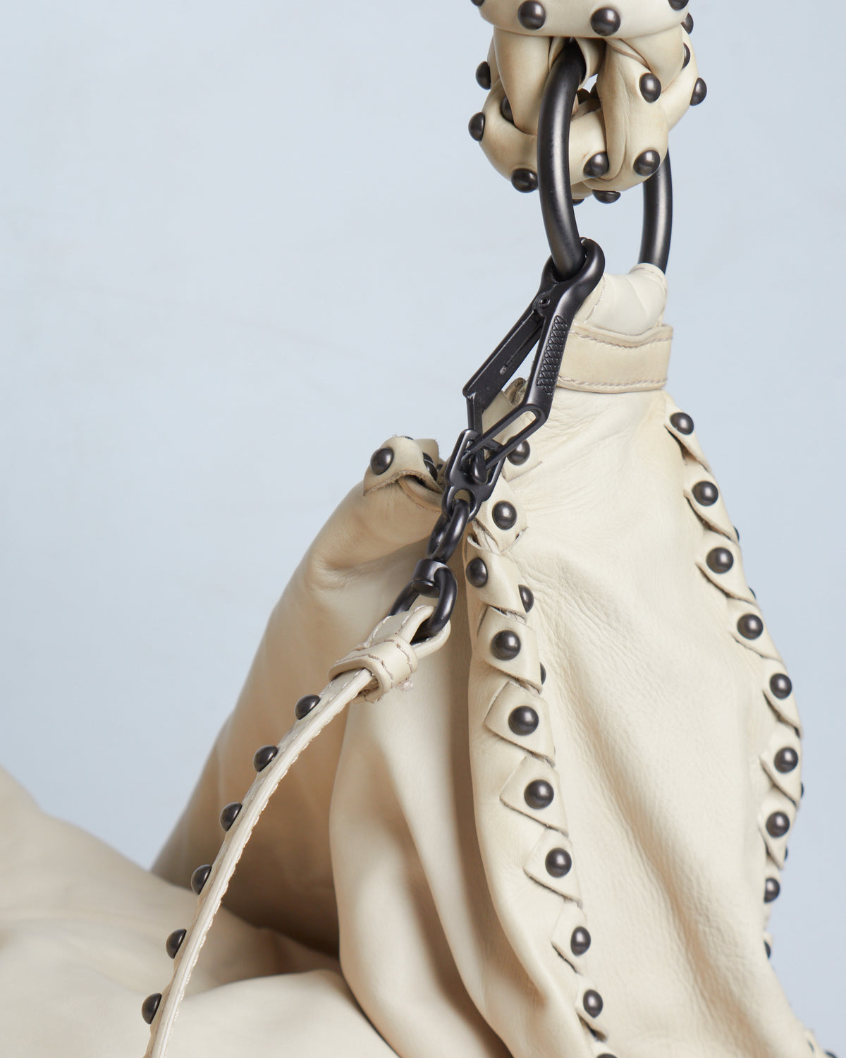 Bottega Veneta Studded Leather Hobo