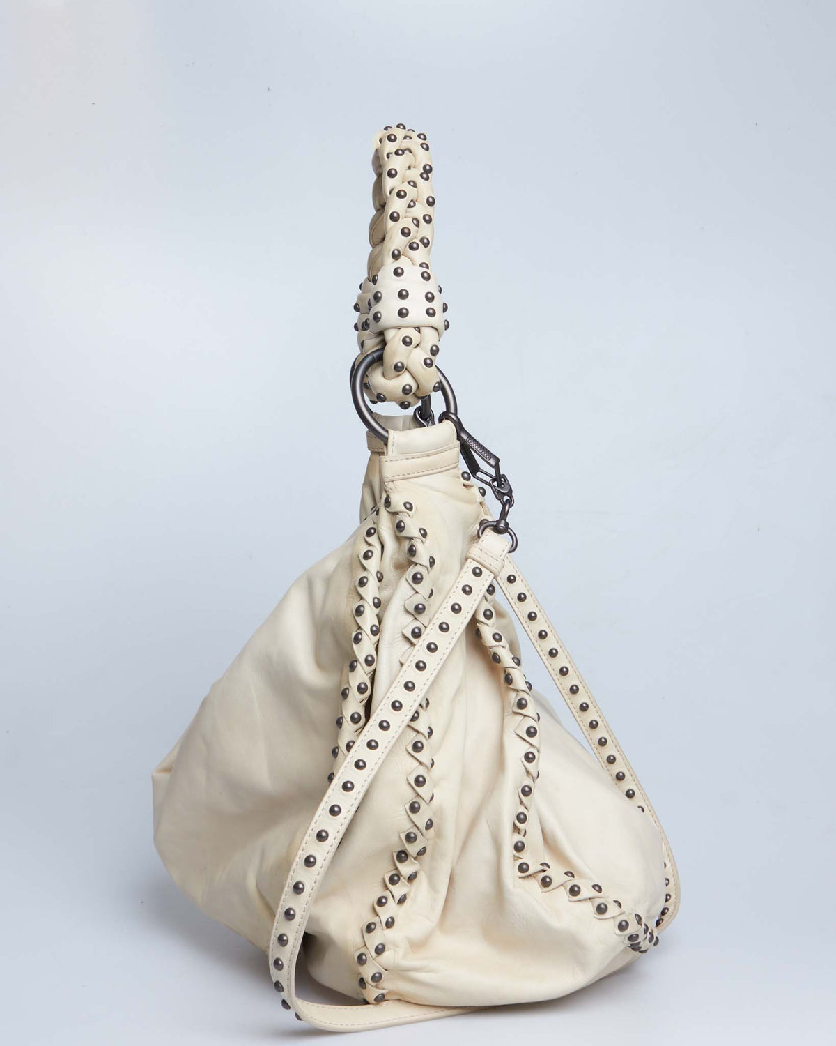 Bottega Veneta Studded Leather Hobo