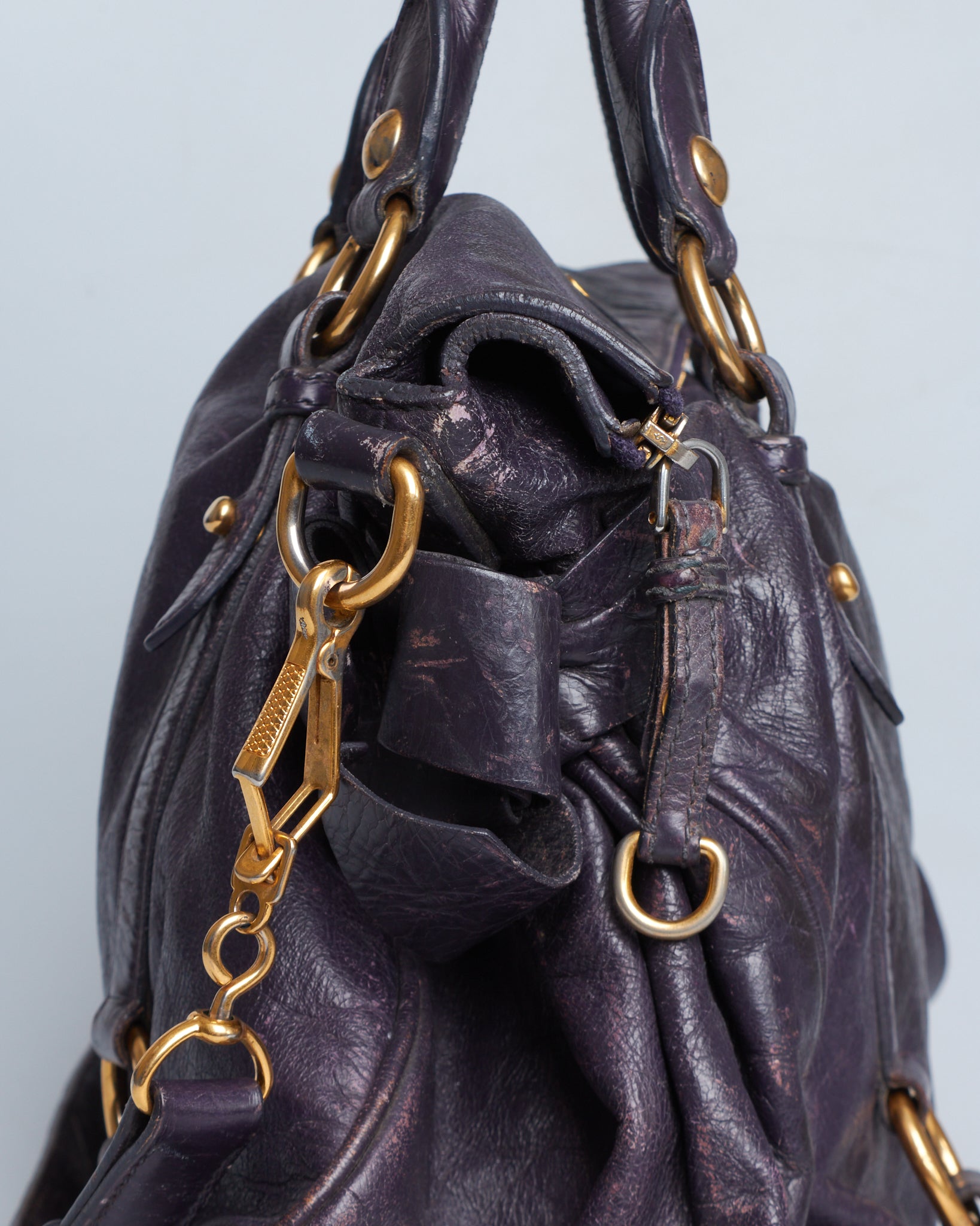 Miu Miu Vitello Lux Bow