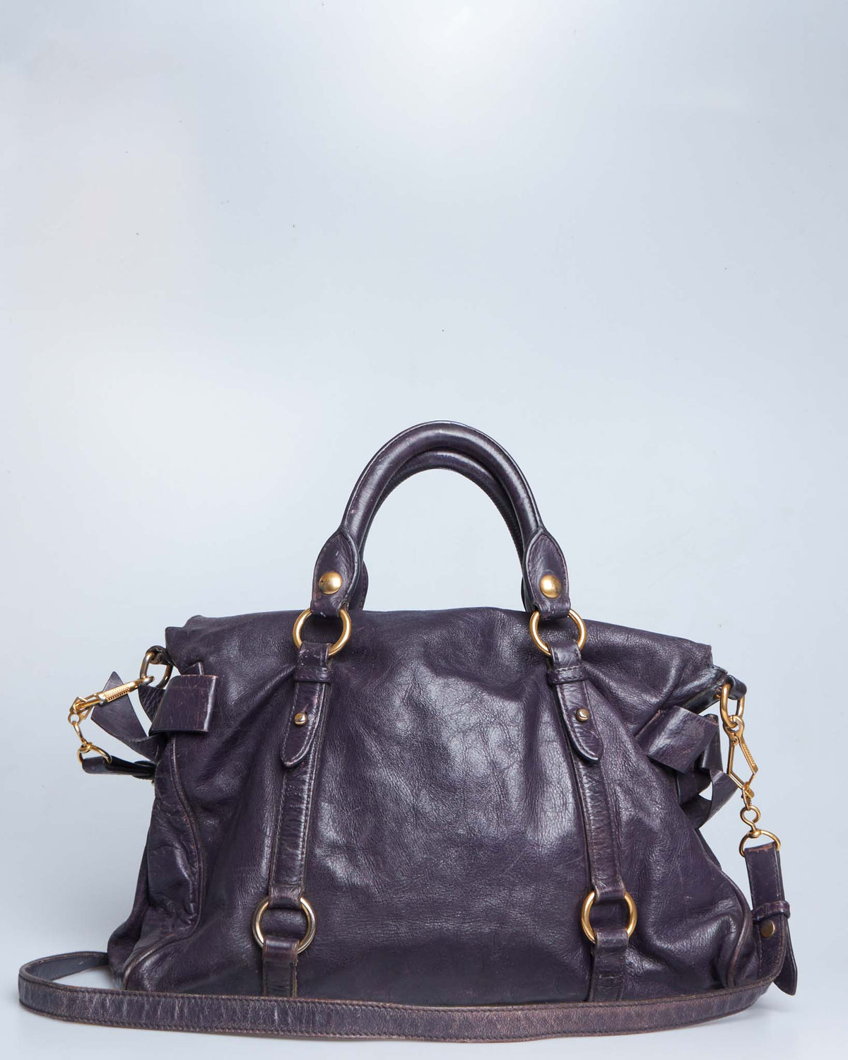 Miu Miu Vitello Lux Bow