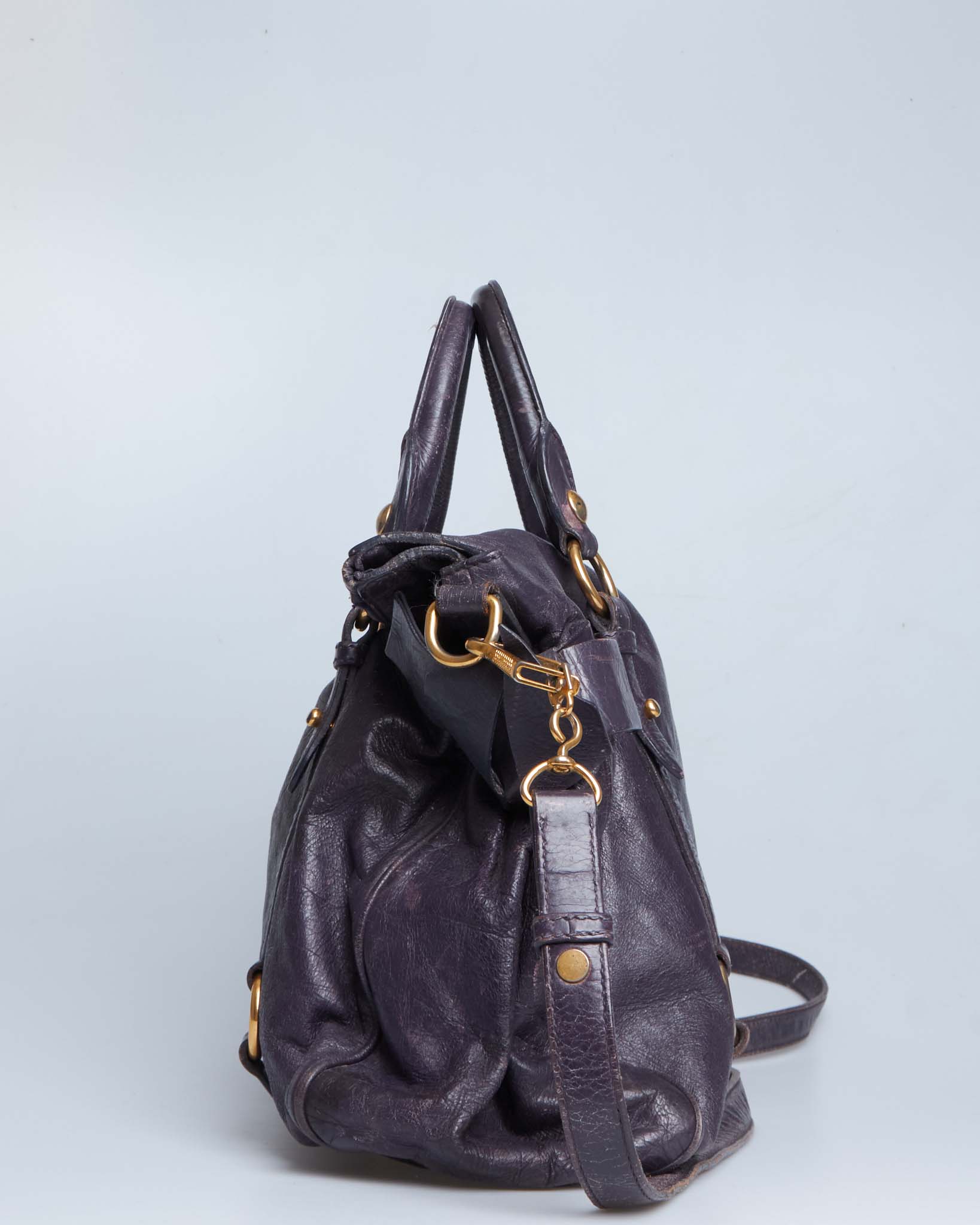 Miu Miu Vitello Lux Bow