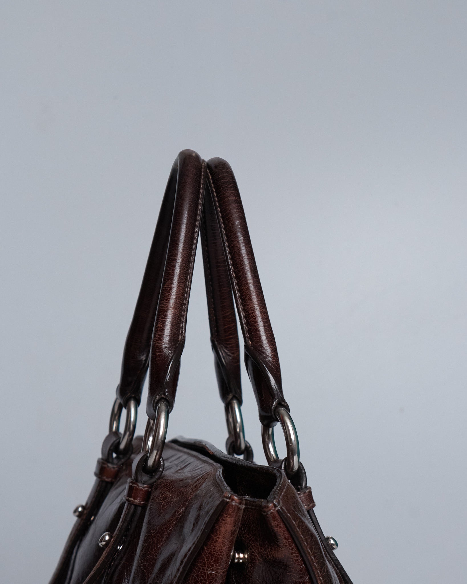 Miu Miu Vitello Lux Bow Tote