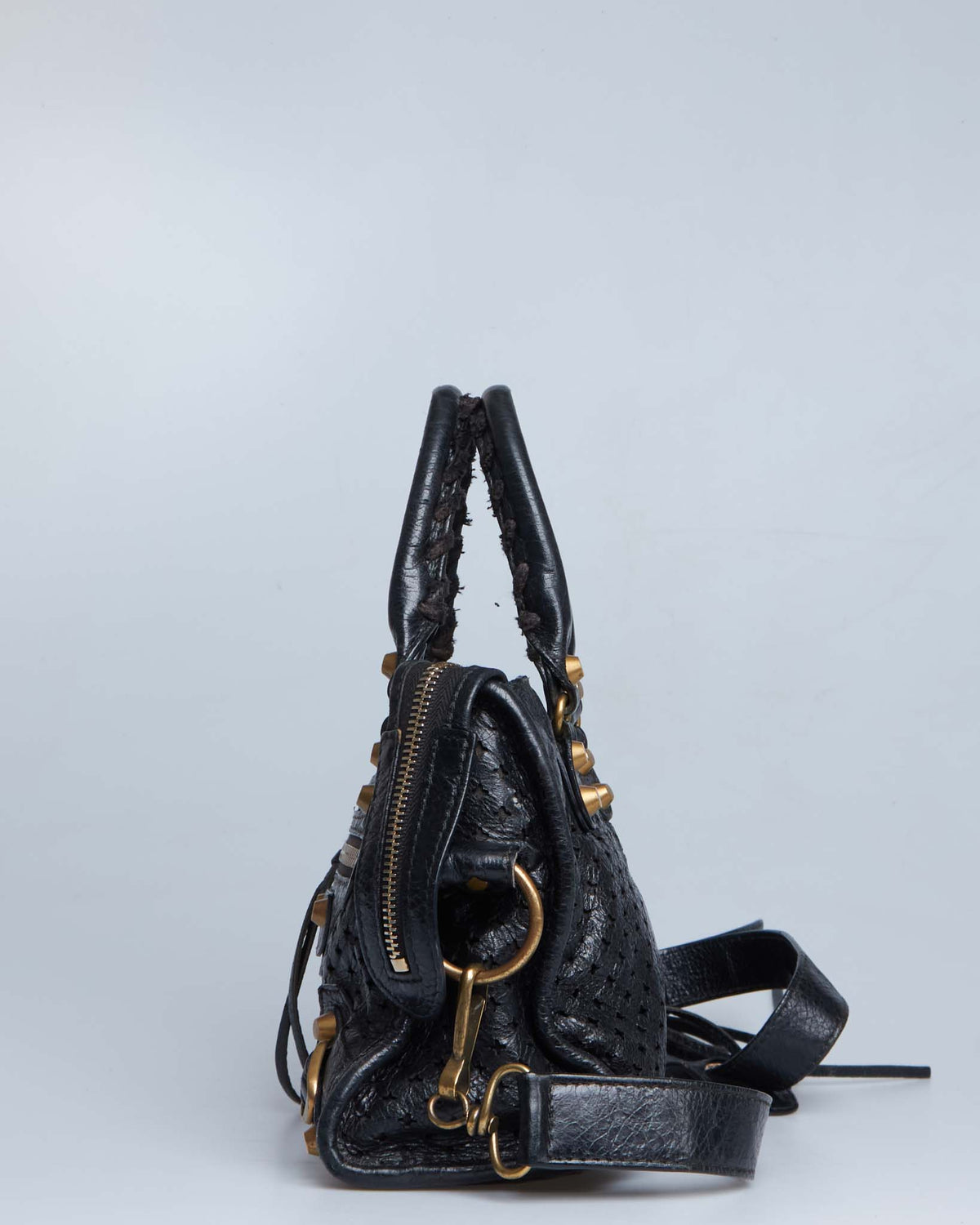 Balenciaga Perforated Mini City bag