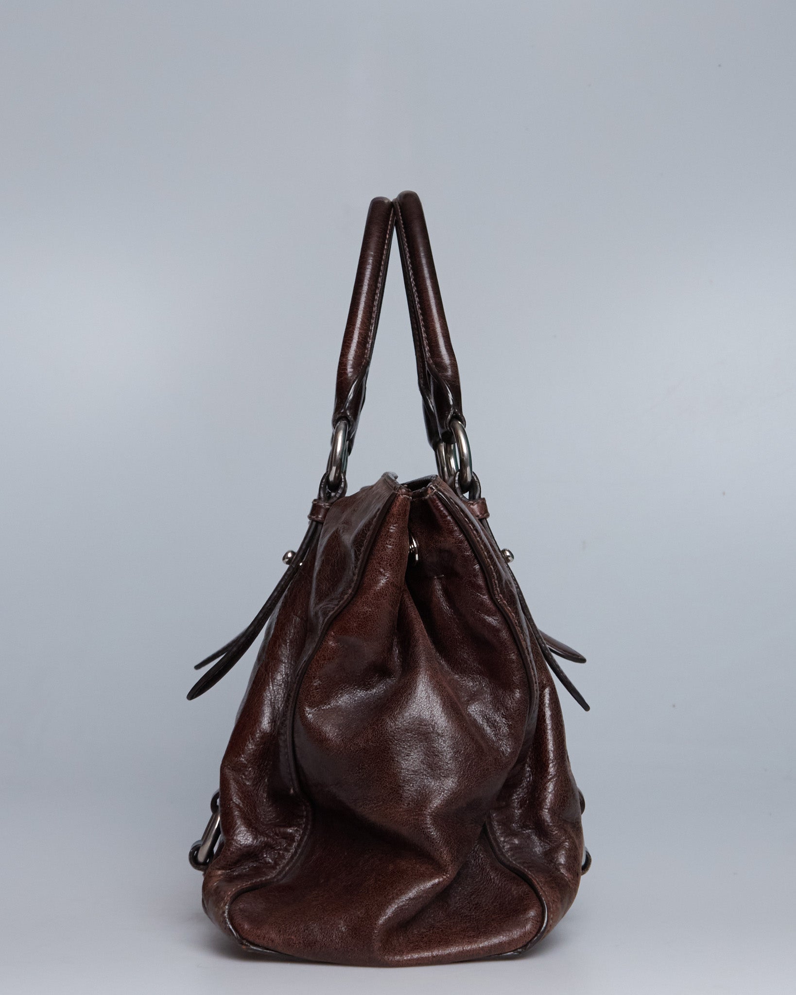 Miu Miu Vitello Lux Bow Tote