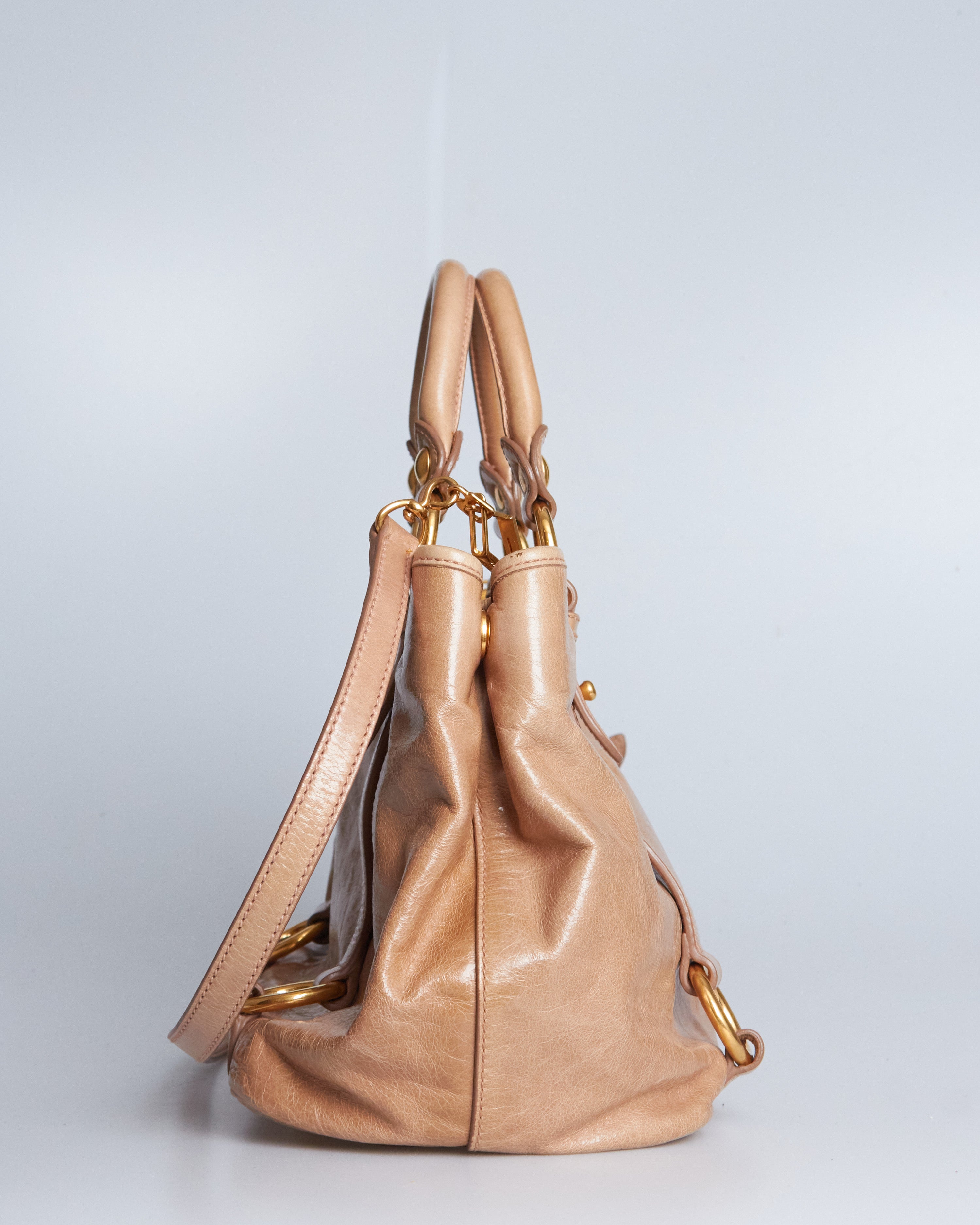 Miu Miu Vitello Lux Bow Bag