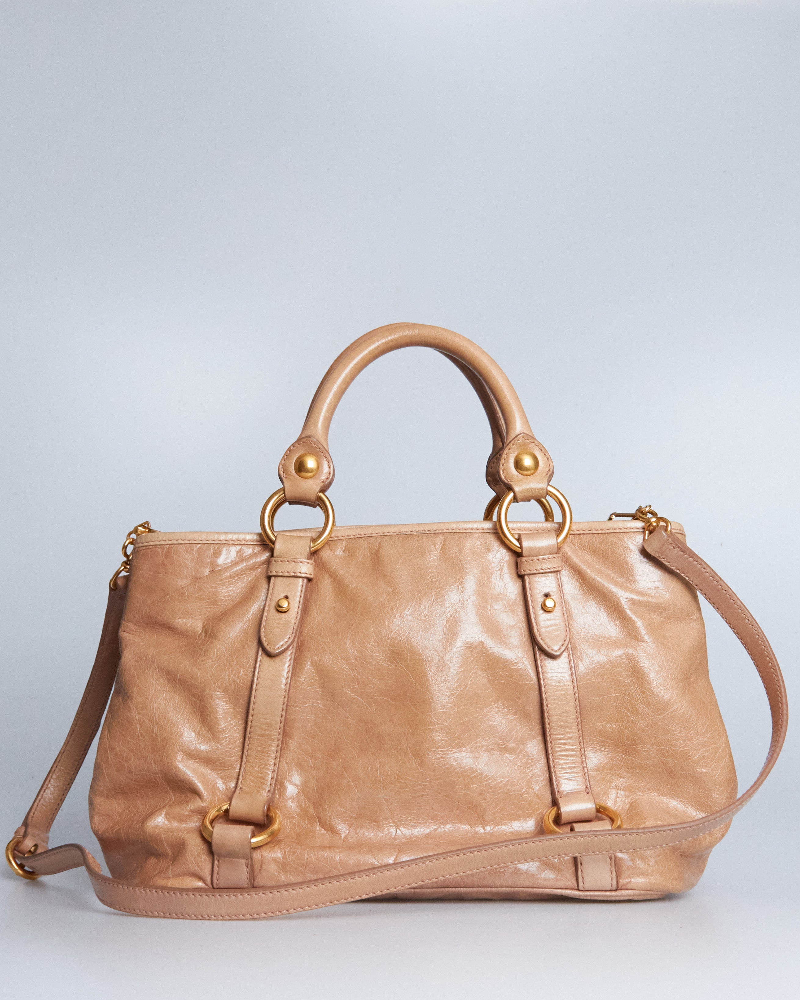 Miu Miu Vitello Lux Bow Bag