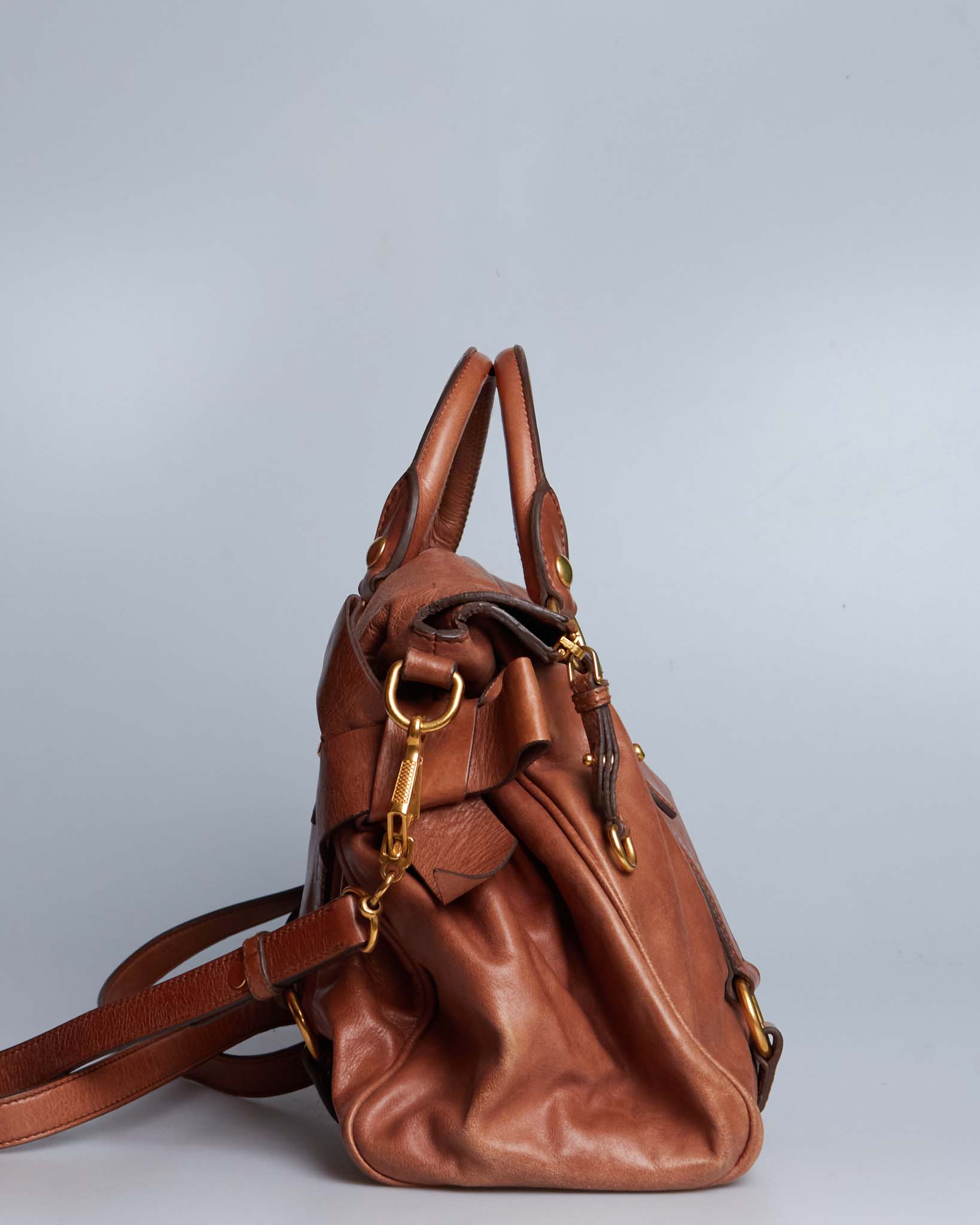 Miu Miu Vitello Lux Bow
