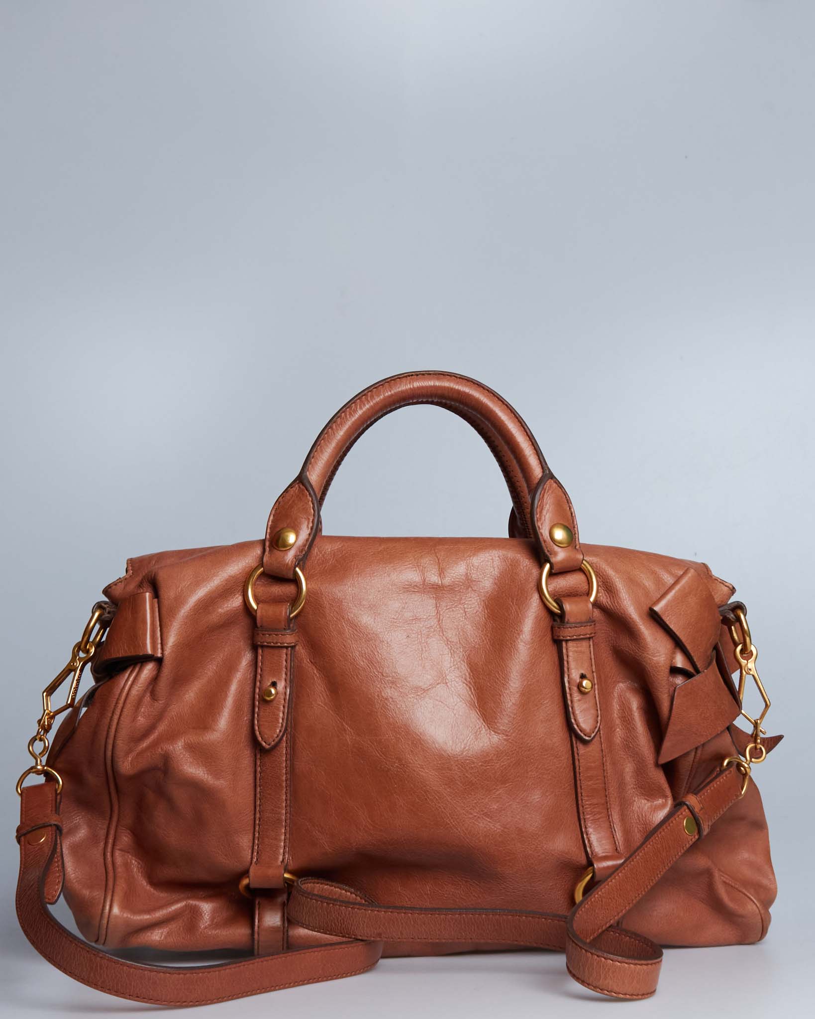 Miu Miu Vitello Lux Bow