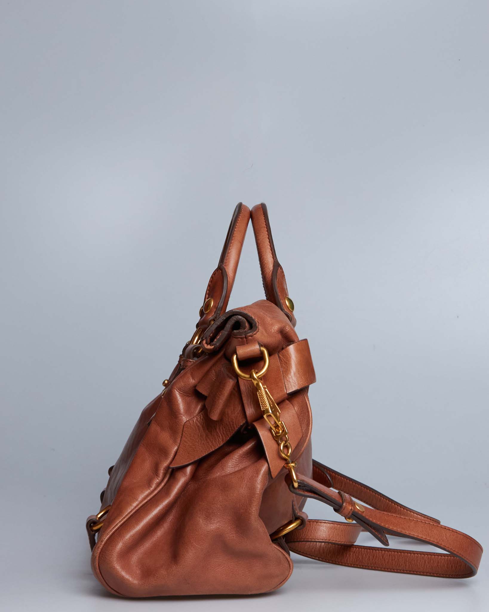 Miu Miu Vitello Lux Bow