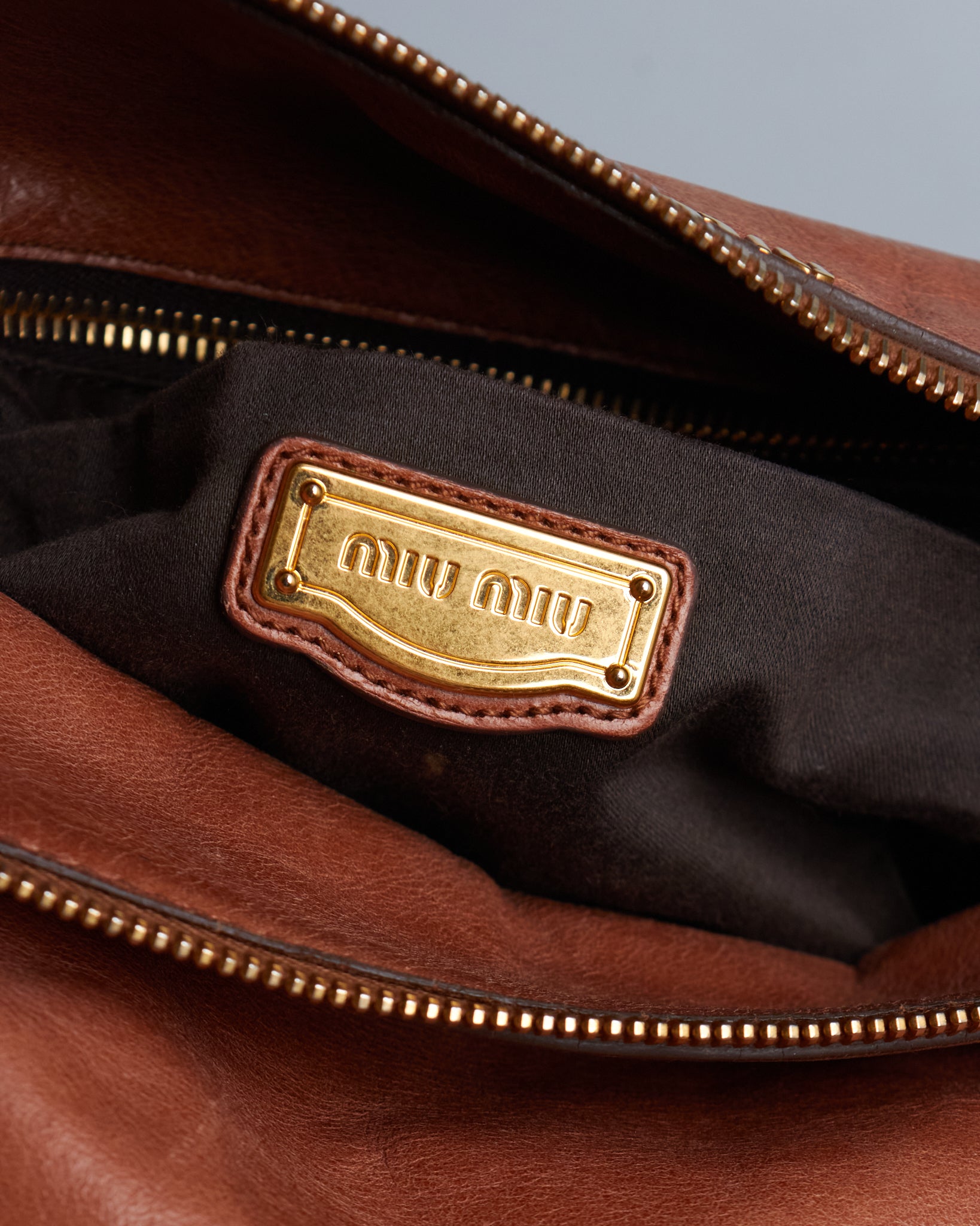 Miu Miu Vitello Lux Bow