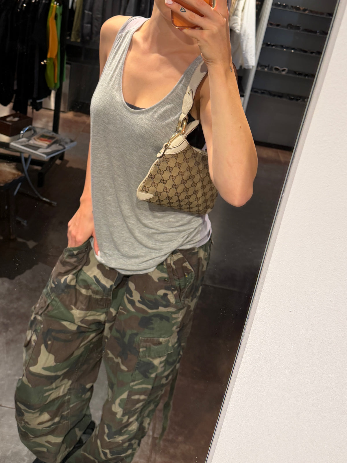 Gucci Horsebit Creole Mini Hobo Bag