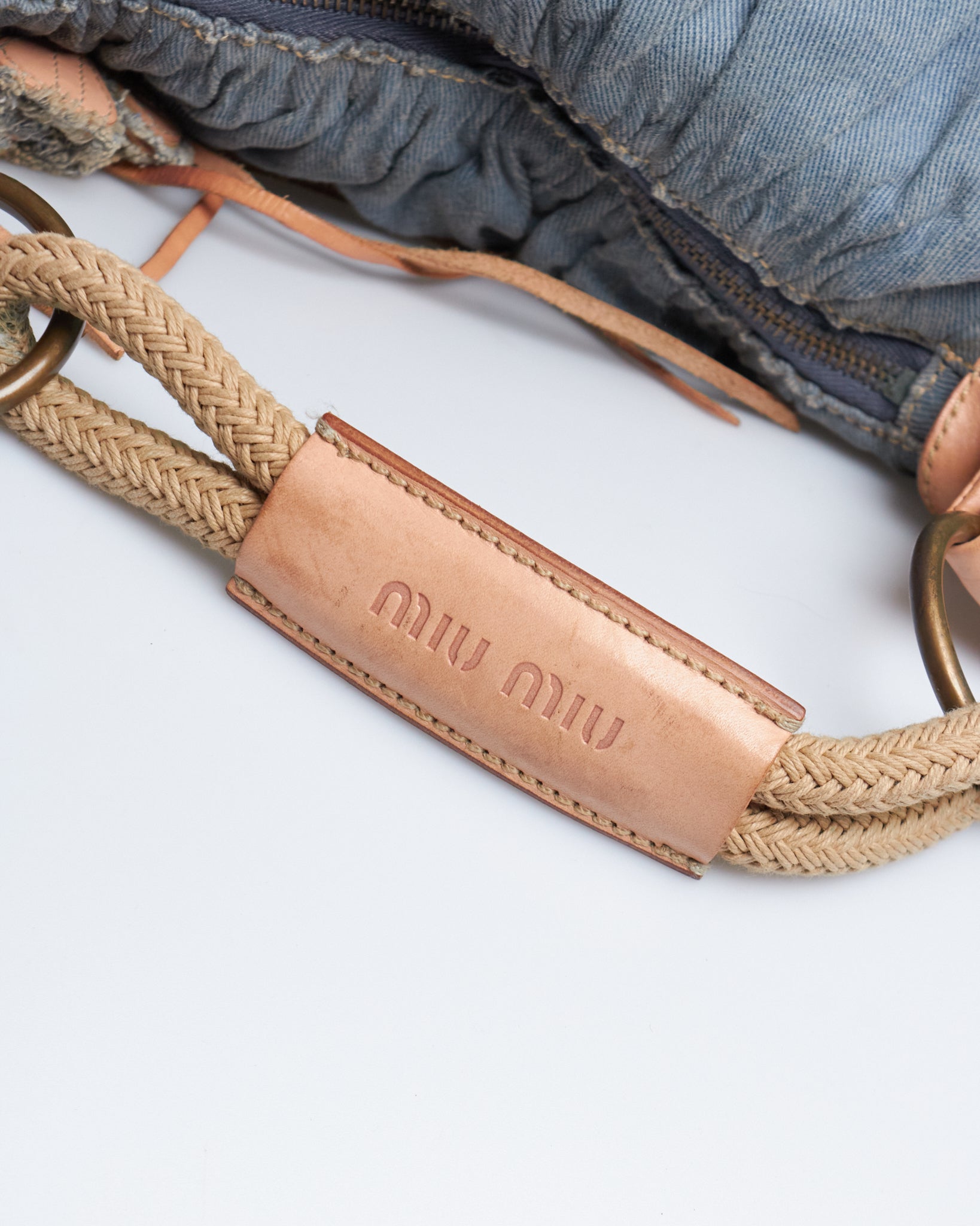 Miu Miu Denim Hobo