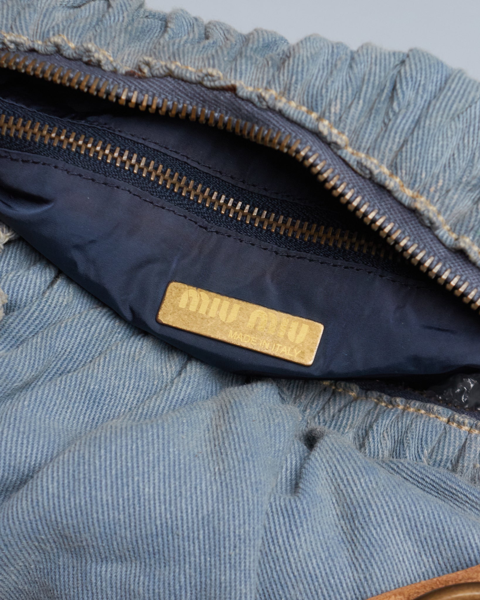 Miu Miu Denim Hobo