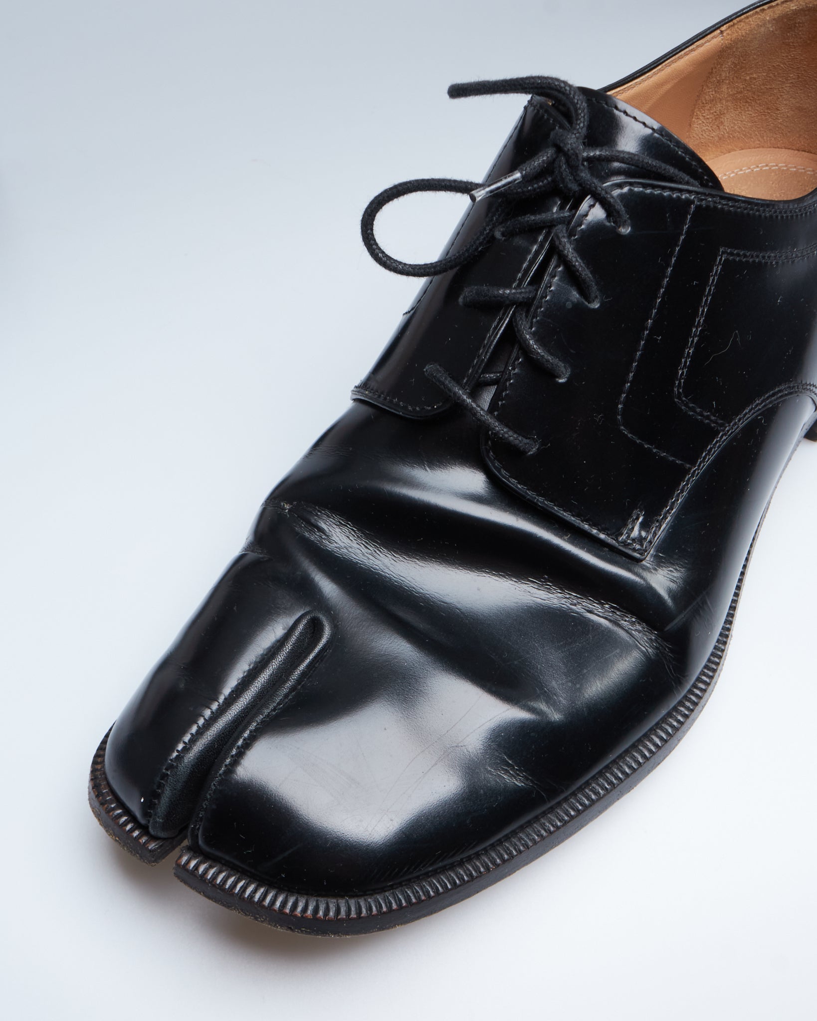 Maison Margiela Tabi leather Derby shoes
