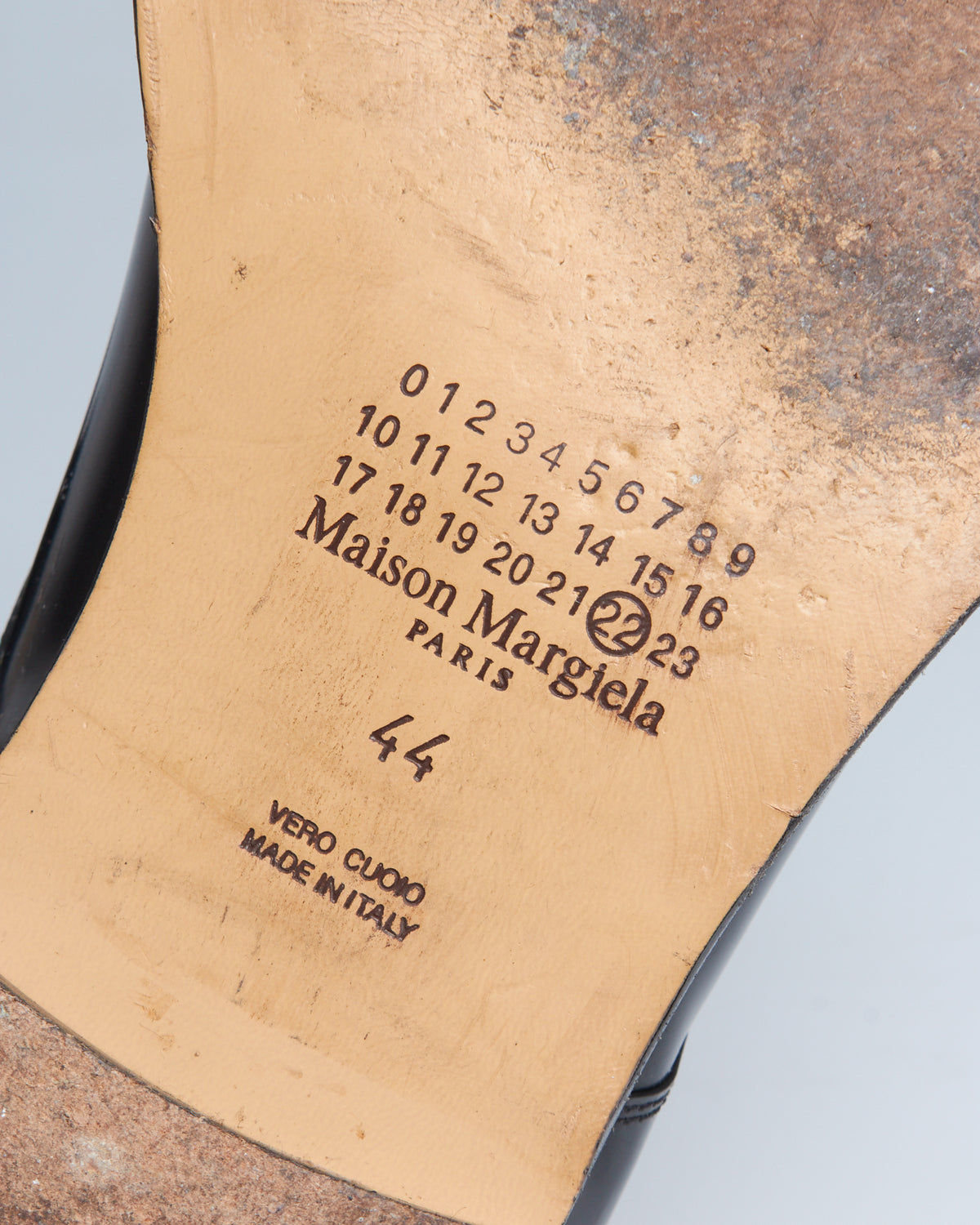 Maison Margiela Tabi leather Derby shoes