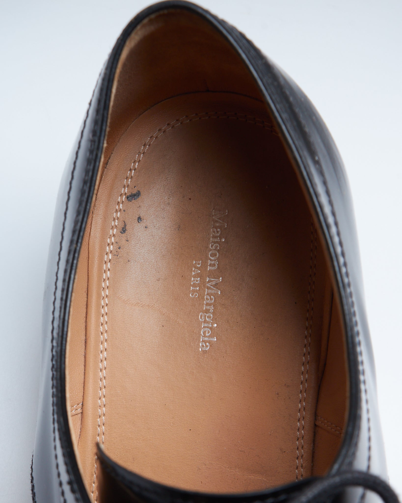 Maison Margiela Tabi leather Derby shoes
