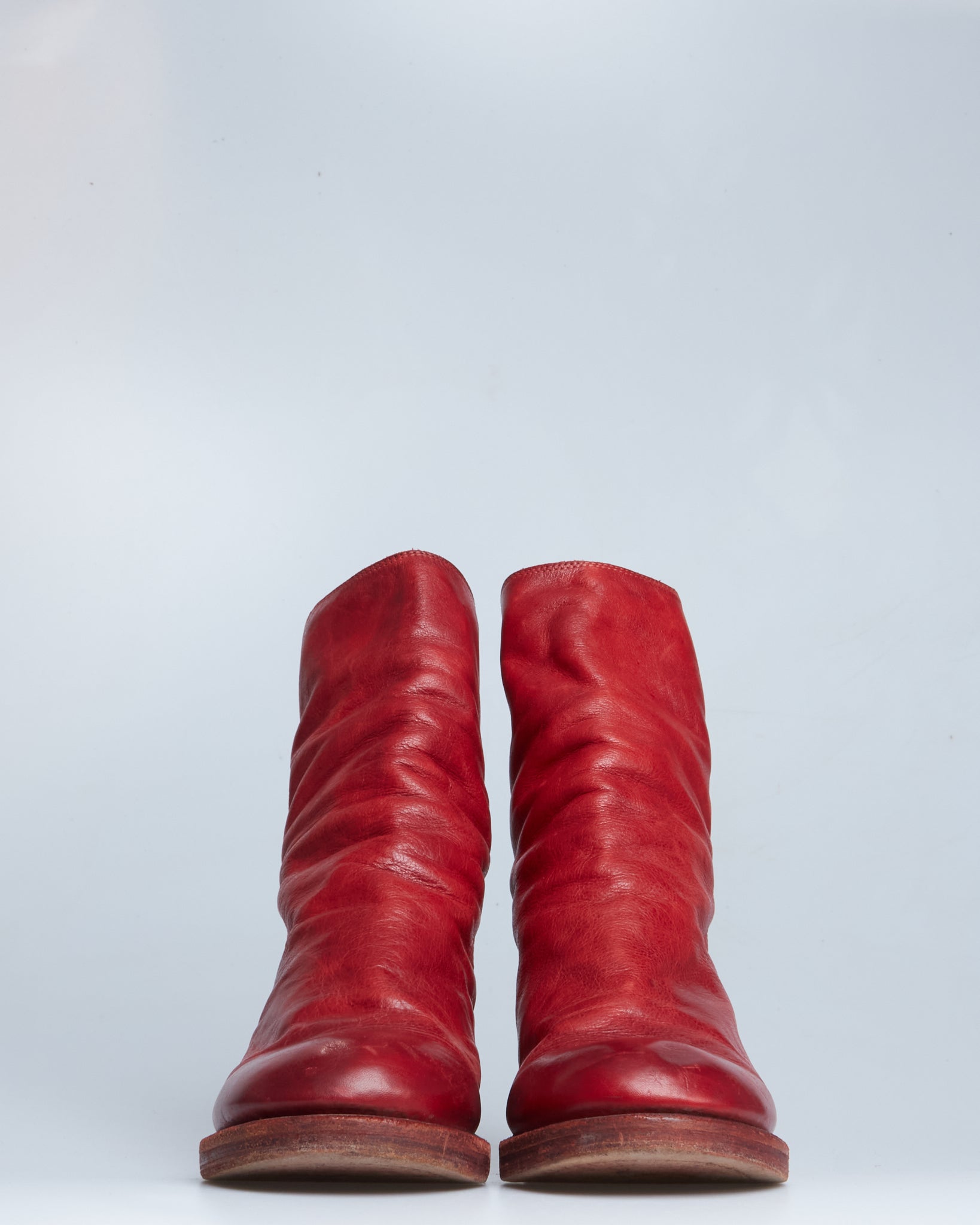 Guidi zip leather boots