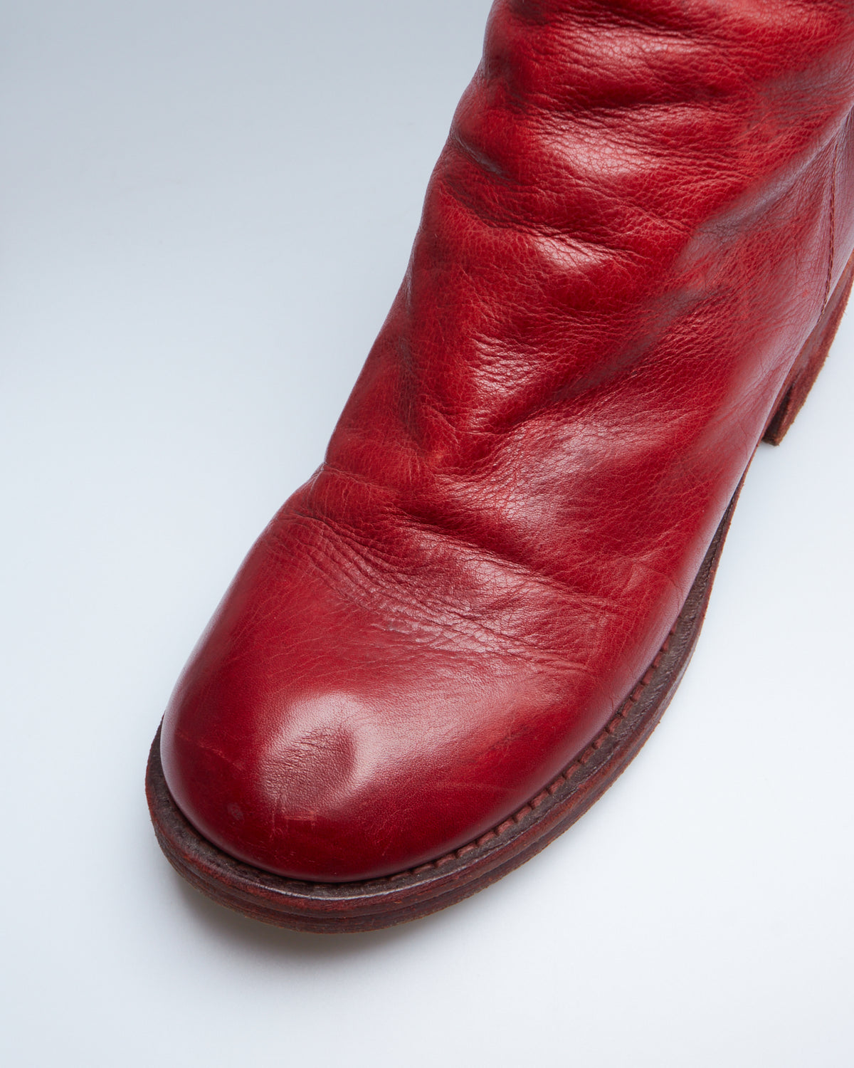 Guidi zip leather boots