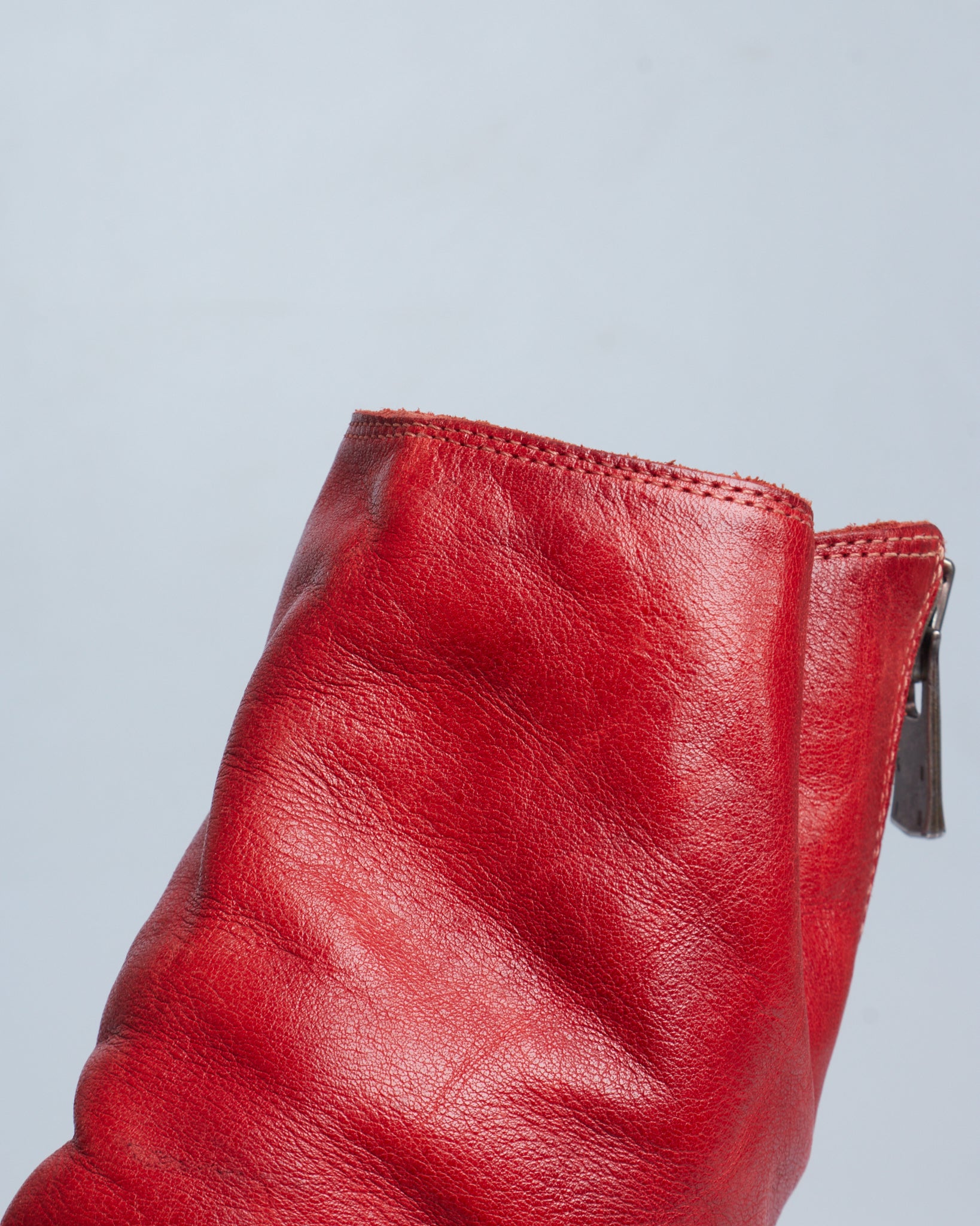 Guidi zip leather boots