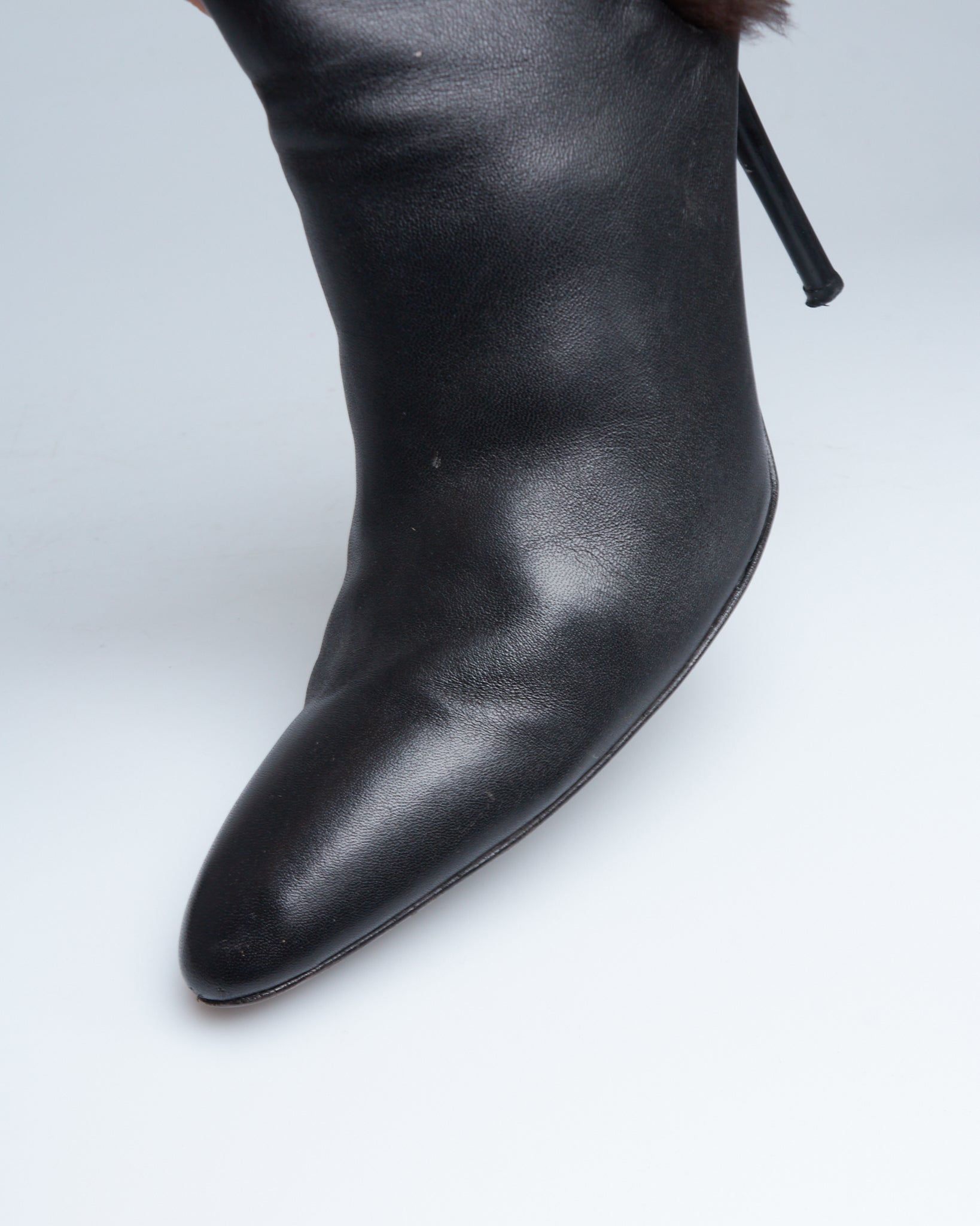 Jean Paul Gaultier furry stiletto heels