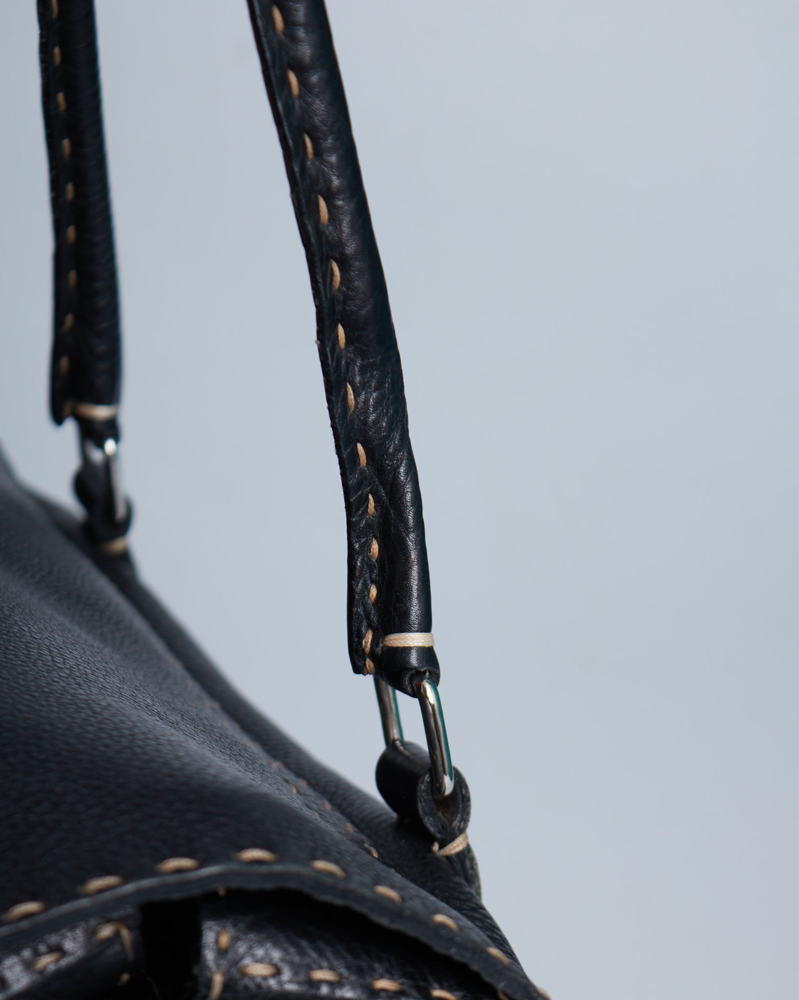 Fendi Linda Selleria Leather Shoulder Bag