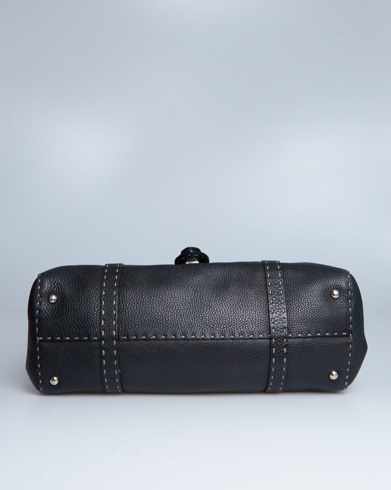 Fendi Linda Selleria Leather Shoulder Bag