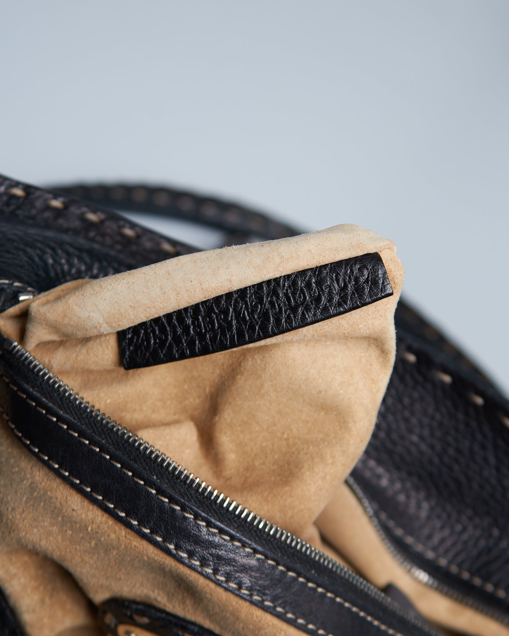Fendi Linda Selleria Leather Shoulder Bag