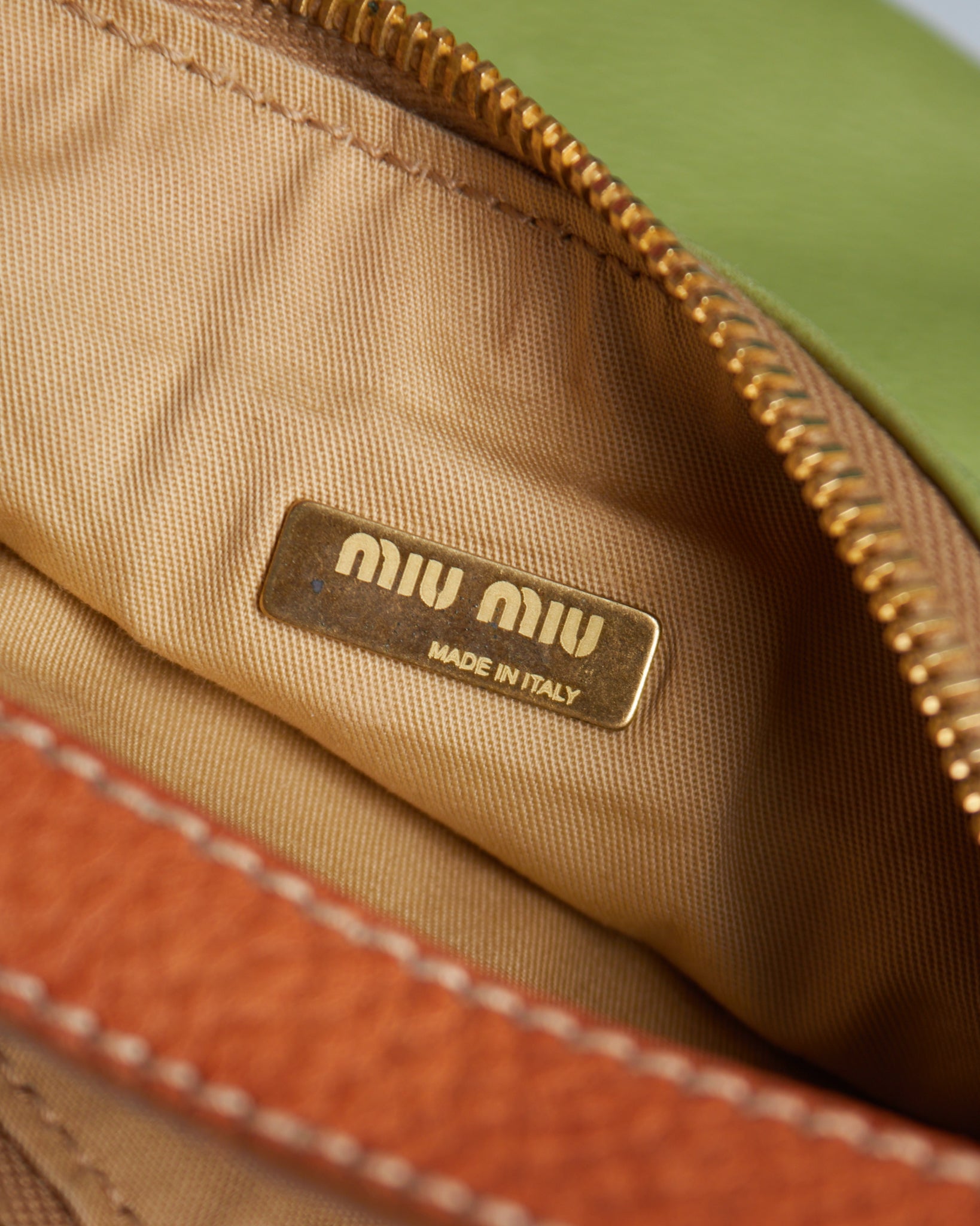 Miu Miu Leather Hobo Bag