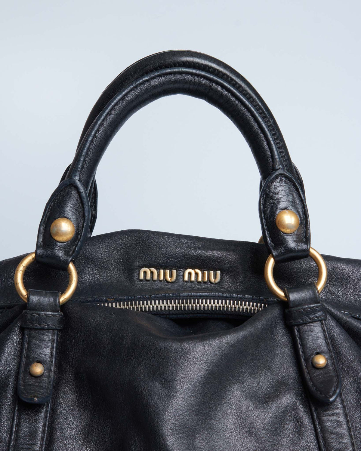 Miu Miu Vitello Lux Bow