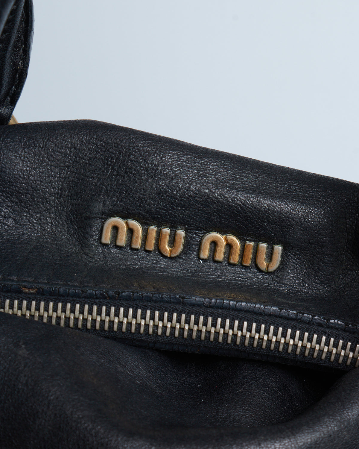 Miu Miu Vitello Lux Bow